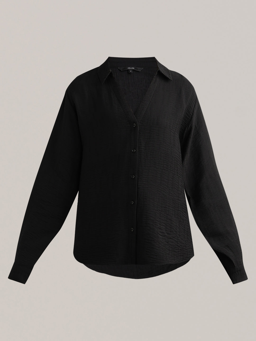 Black Button-Down Shirt