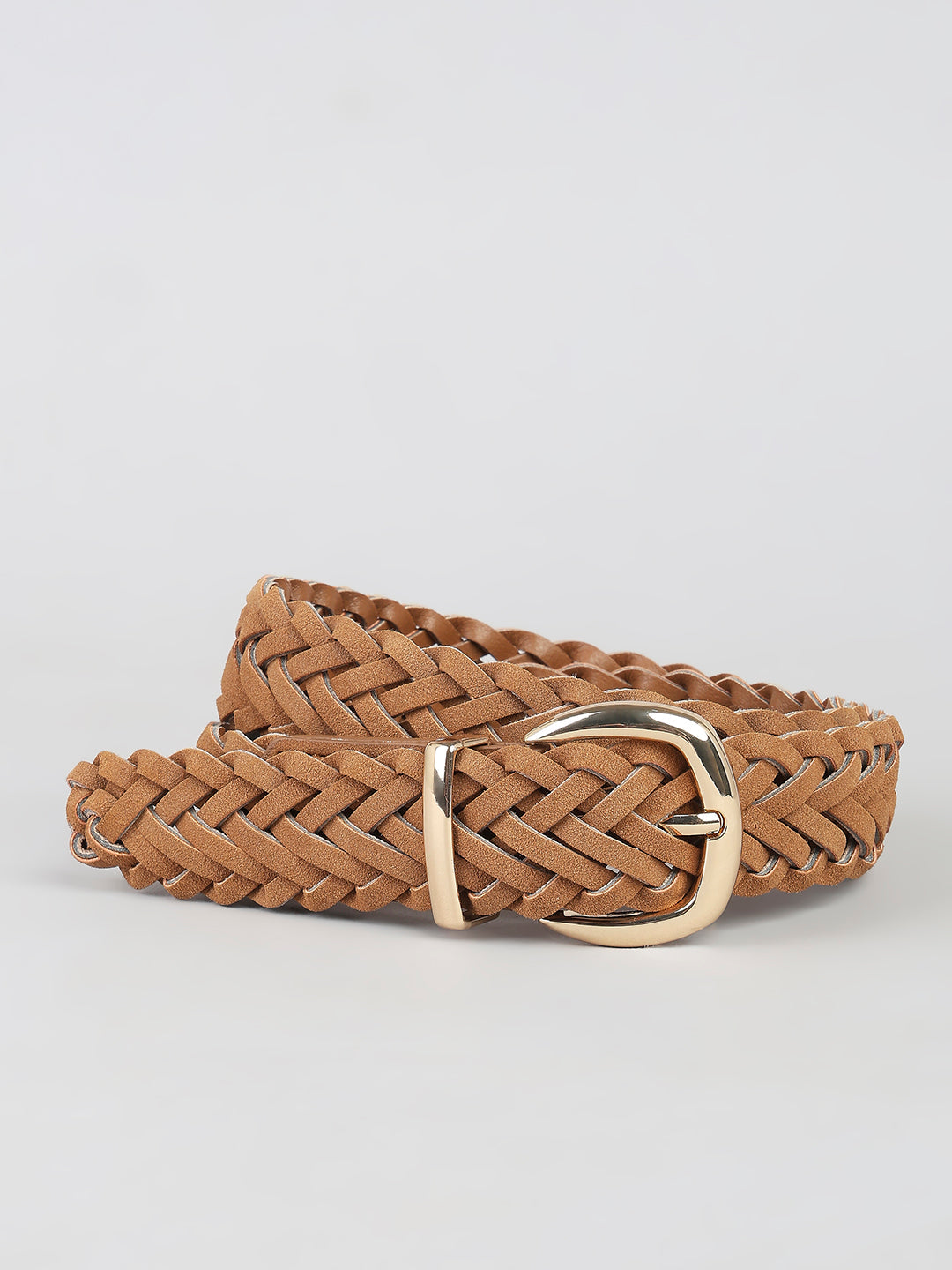 Tan Braided Belt