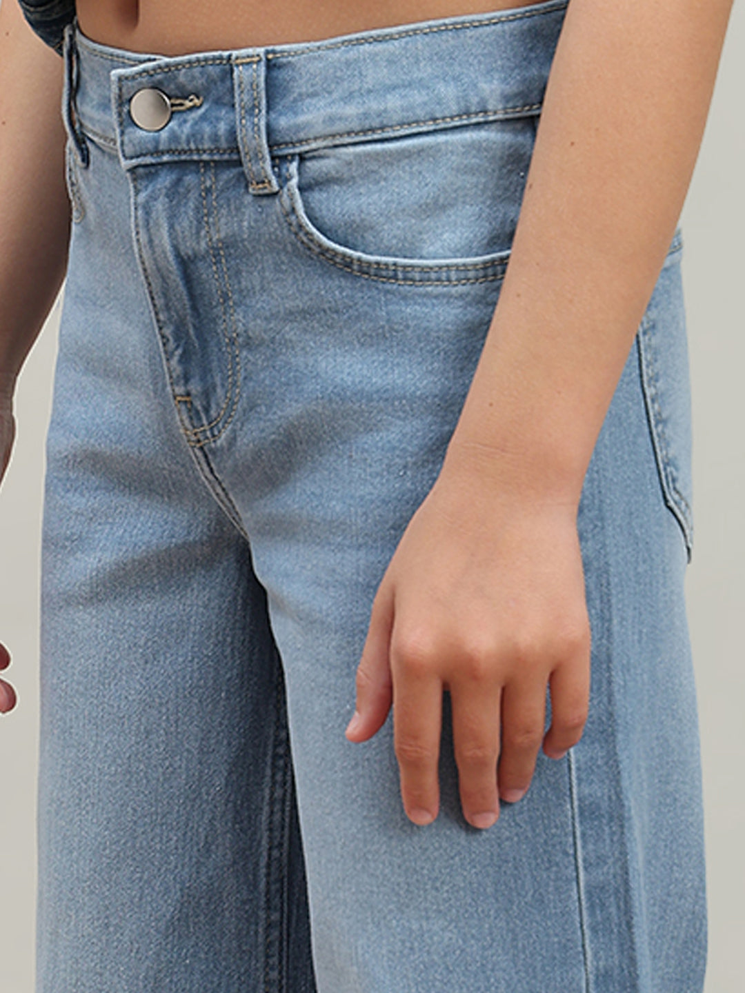 GIRL Light Blue Wide Leg Jeans