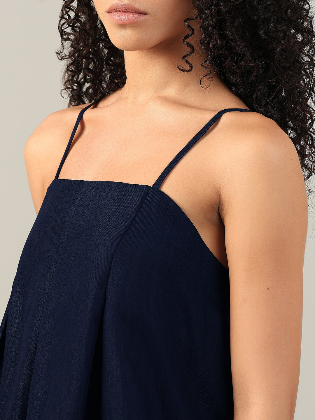 Navy Spaghetti Strap Top