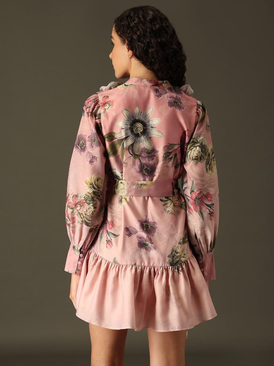 MARQUEE Floral Fit & Flare Dress