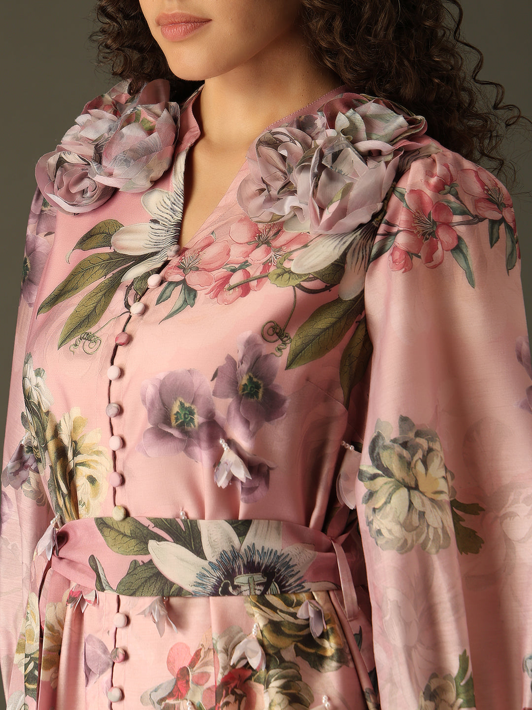 MARQUEE Floral Fit & Flare Dress