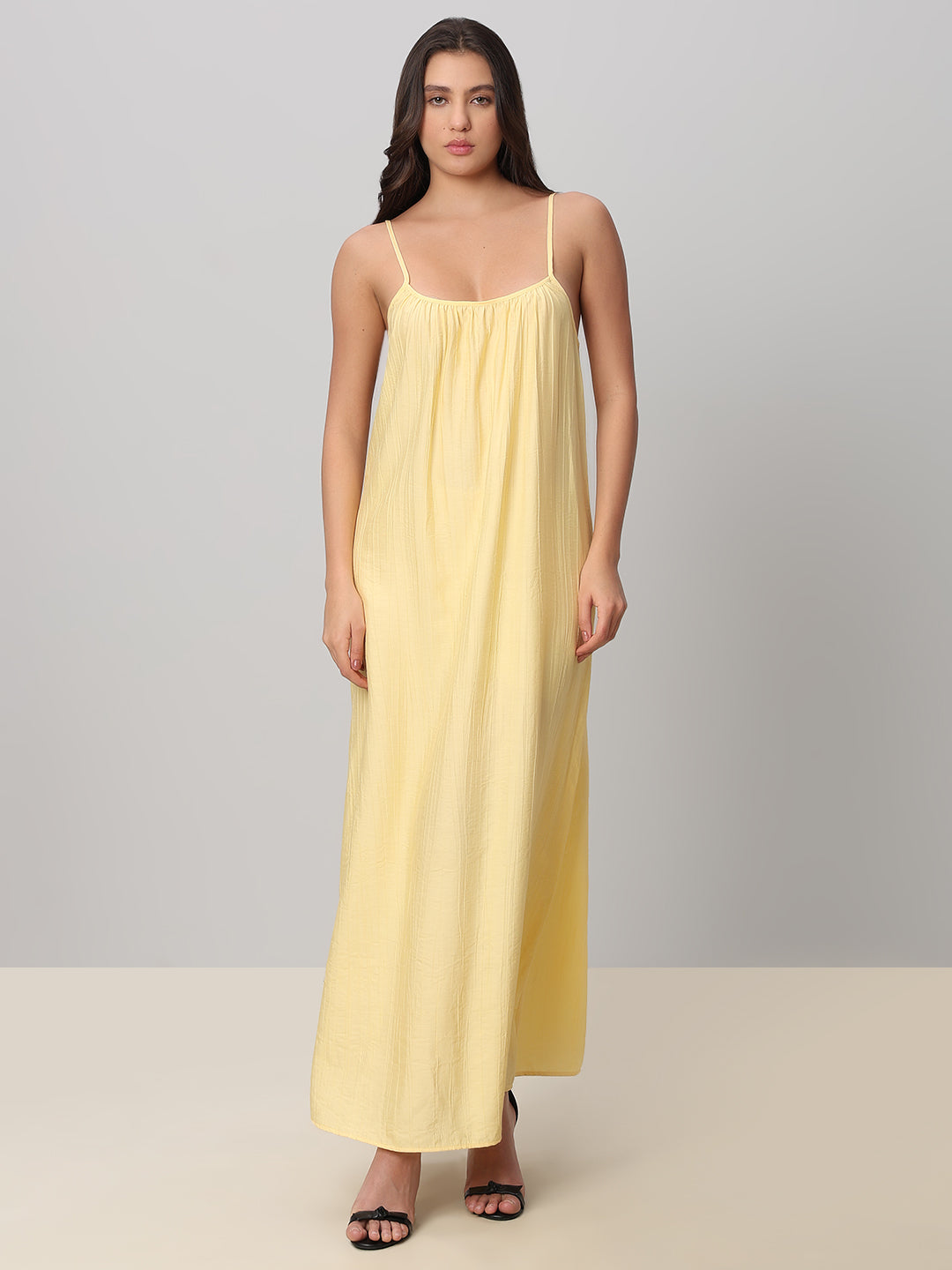 Yellow Singlet Maxi Dress