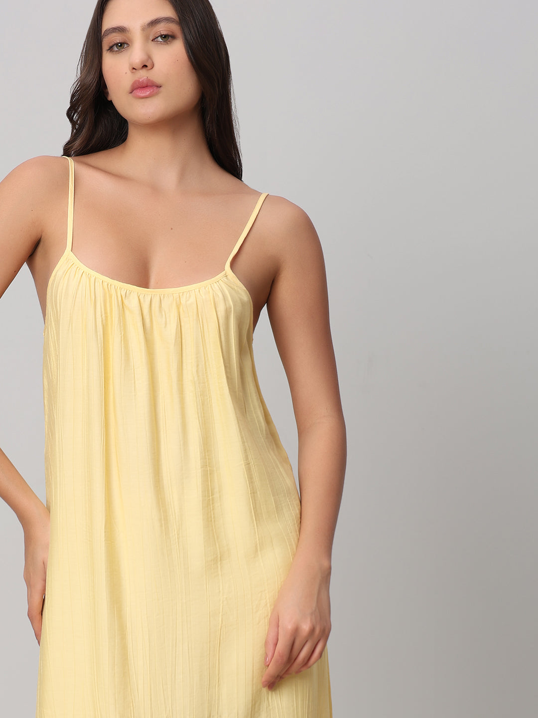 Yellow Singlet Maxi Dress