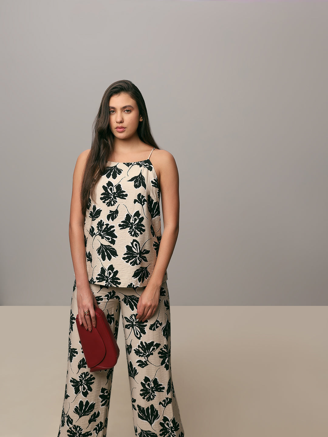 Floral Print Singlet Top