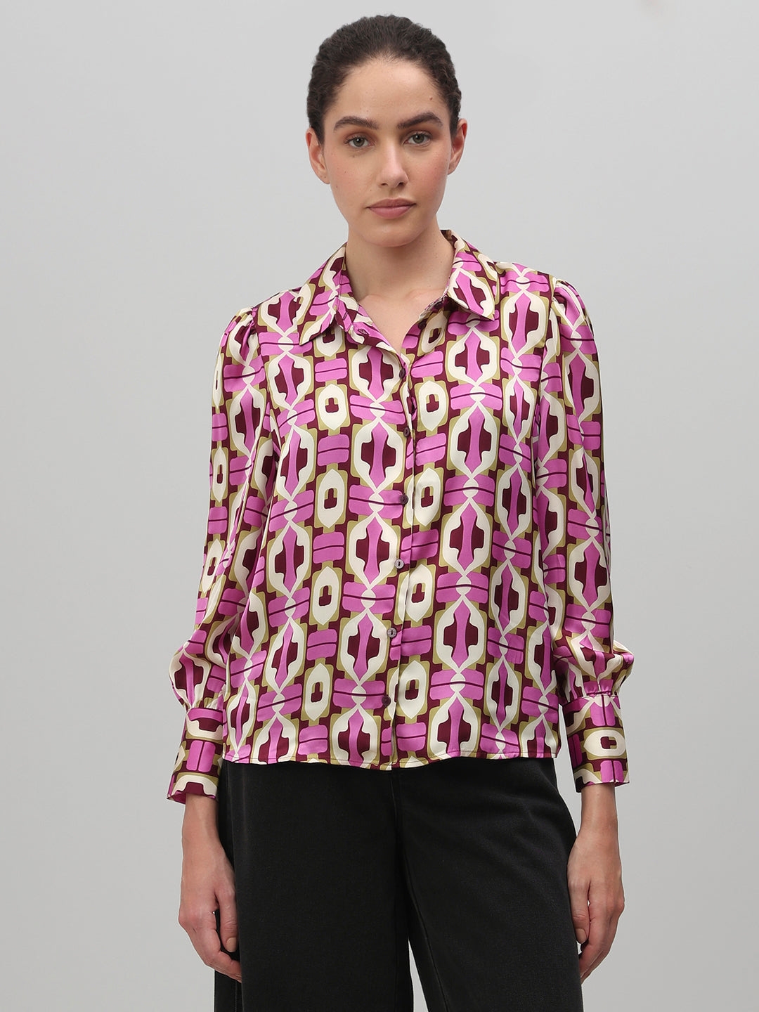 Geometric Print Shirt