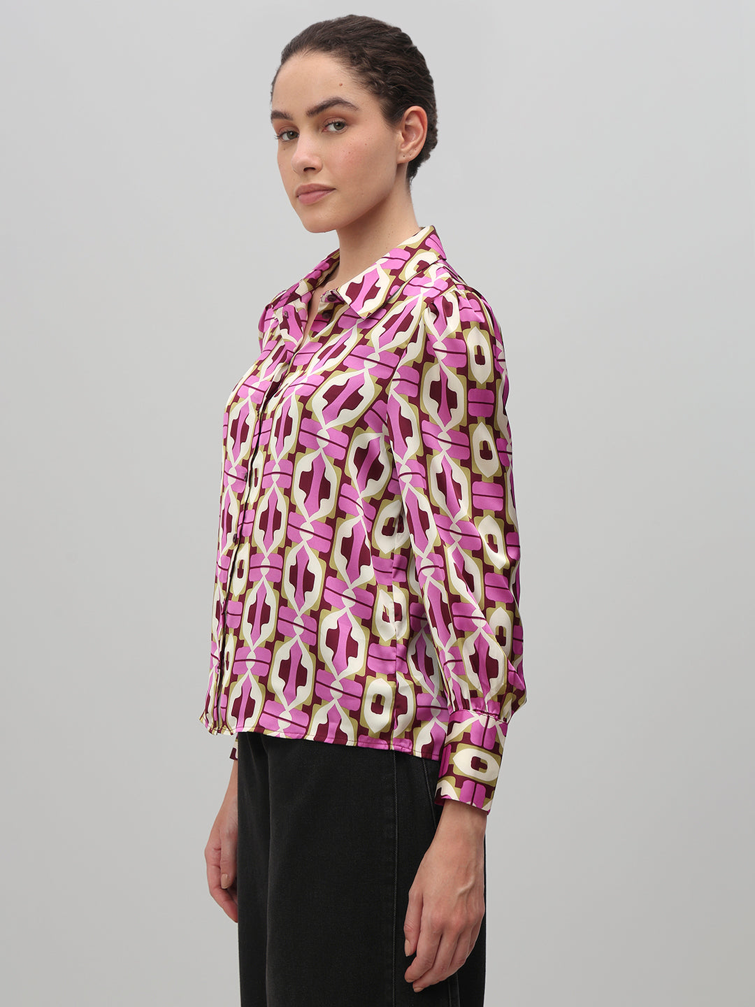 Geometric Print Shirt