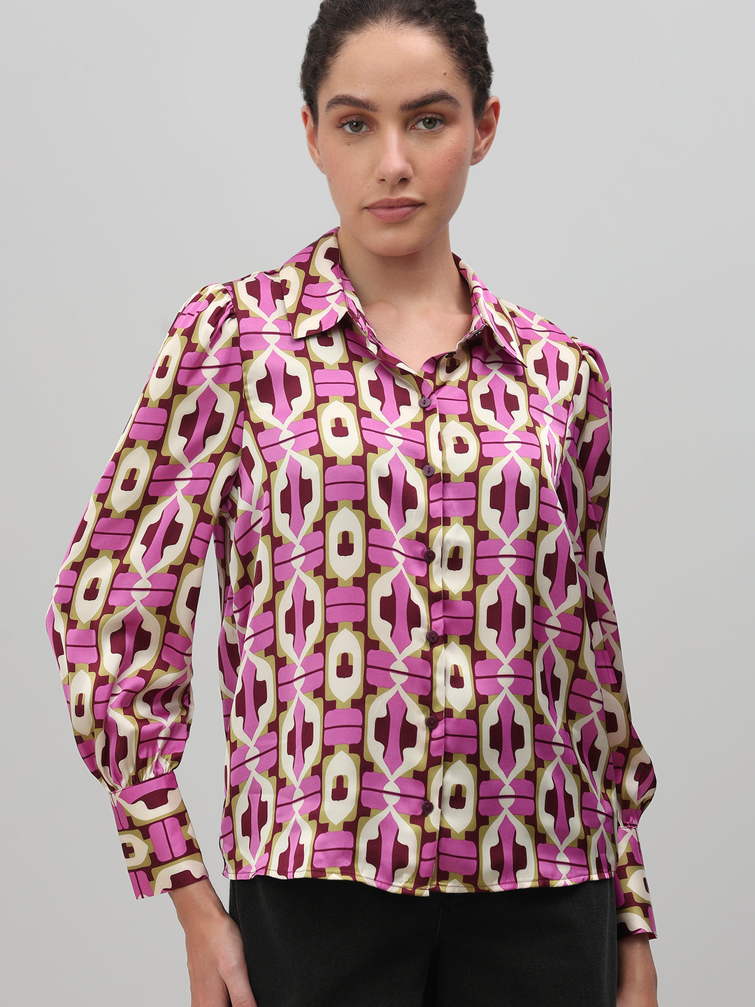 Geometric Print Shirt