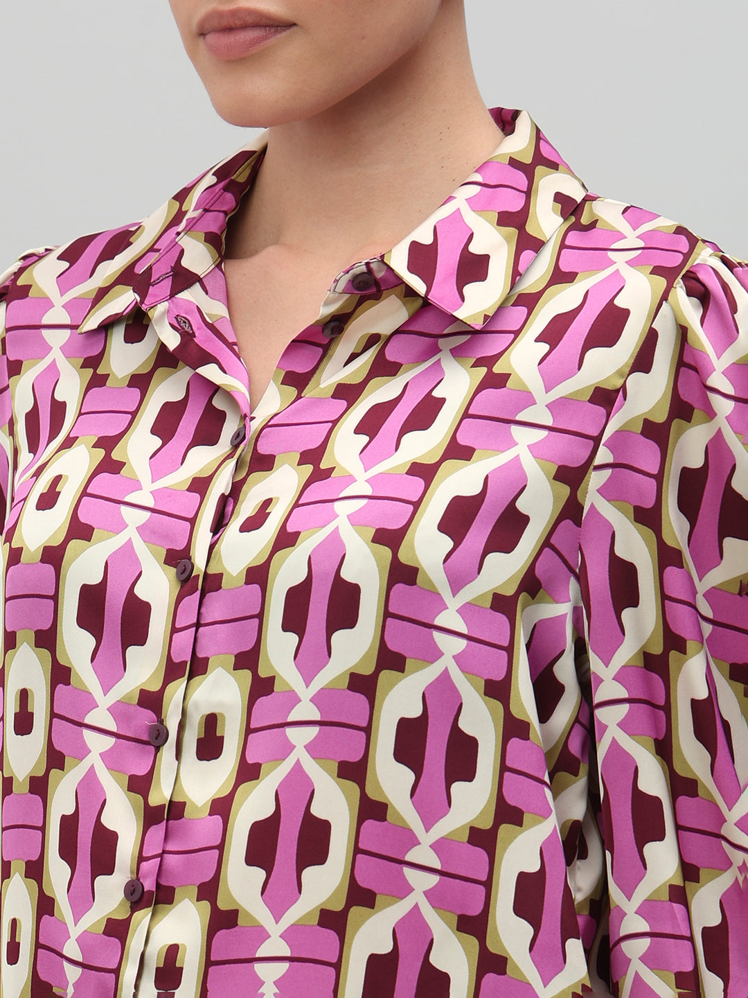 Geometric Print Shirt