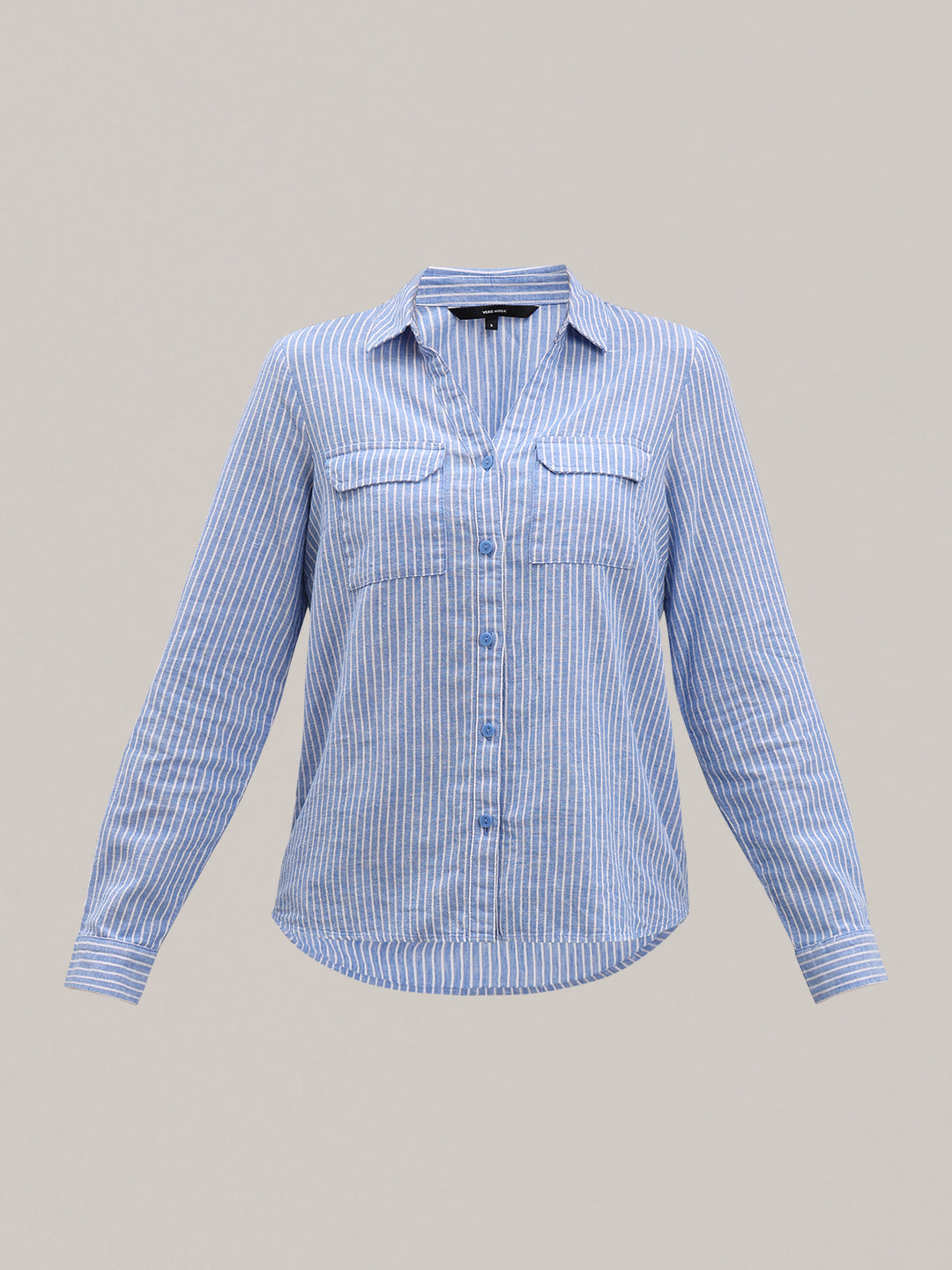 Light Blue Striped Shirt