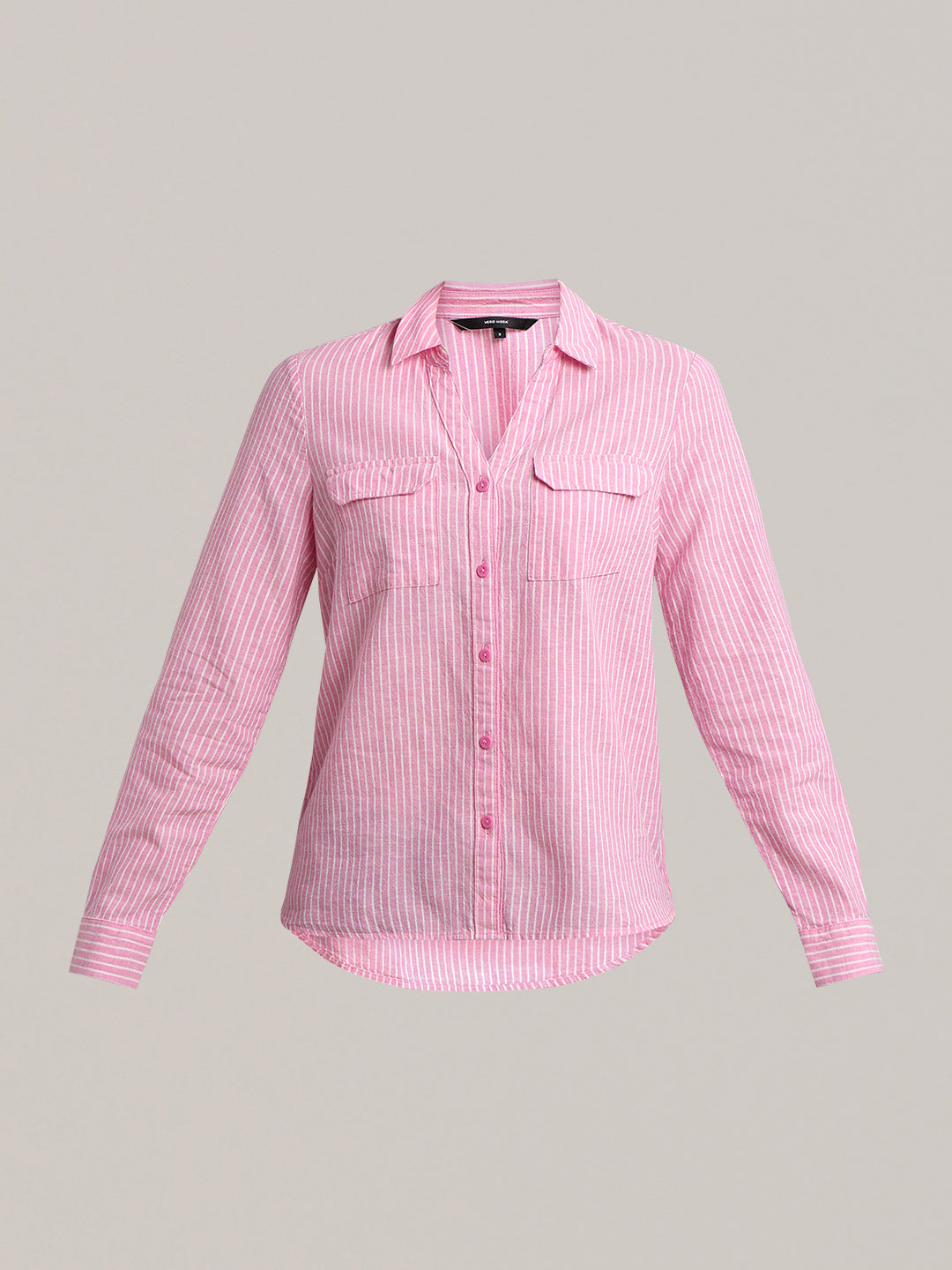 Pink Striped Shirt