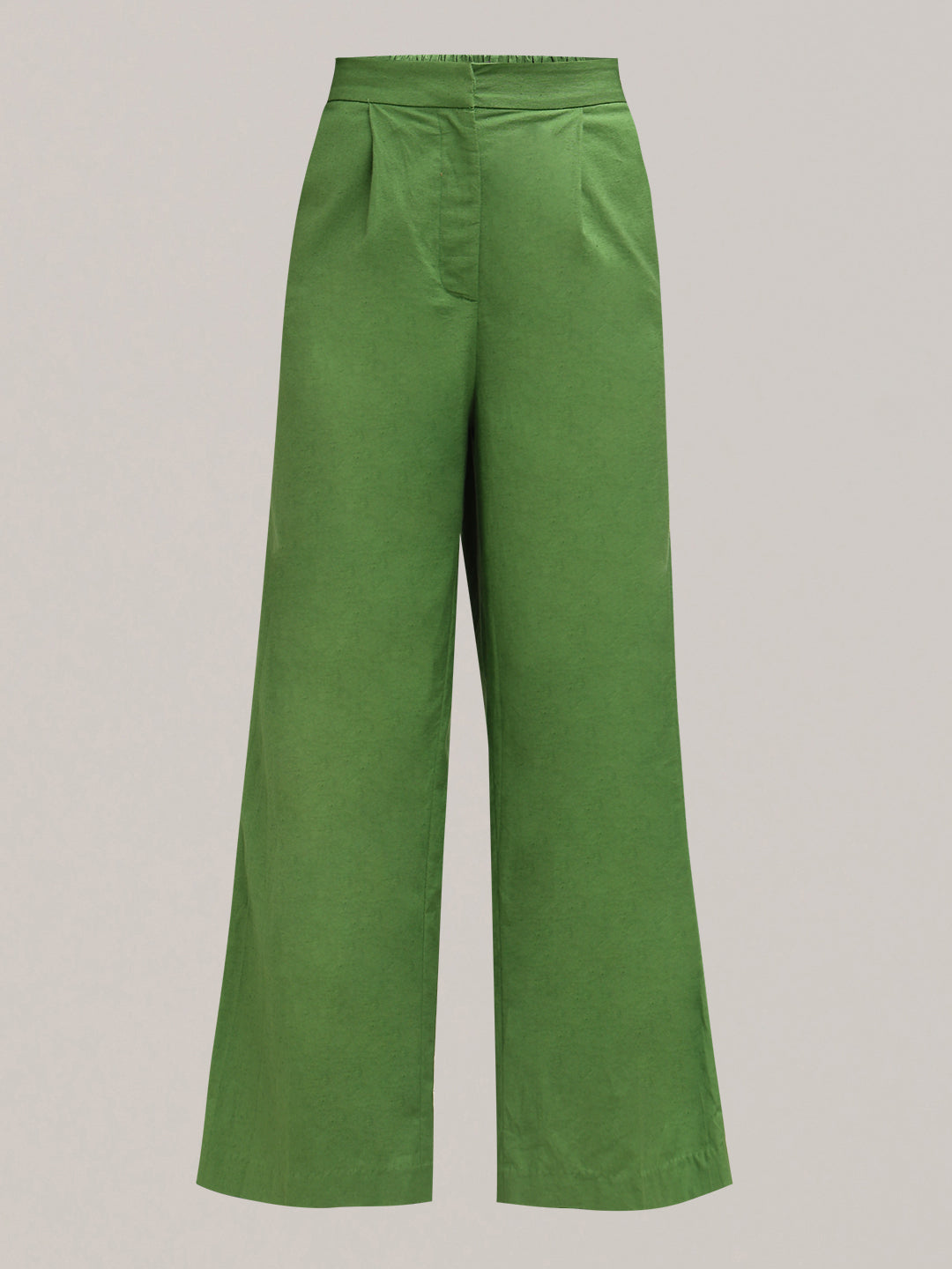 Green Flared Pants