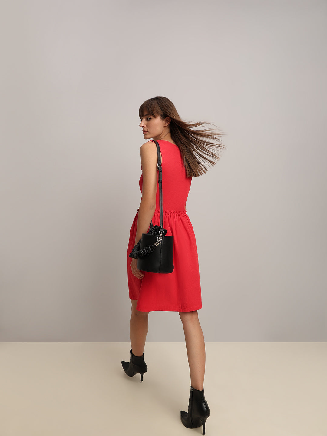 Ribbed Sleeveless Mini Dress
