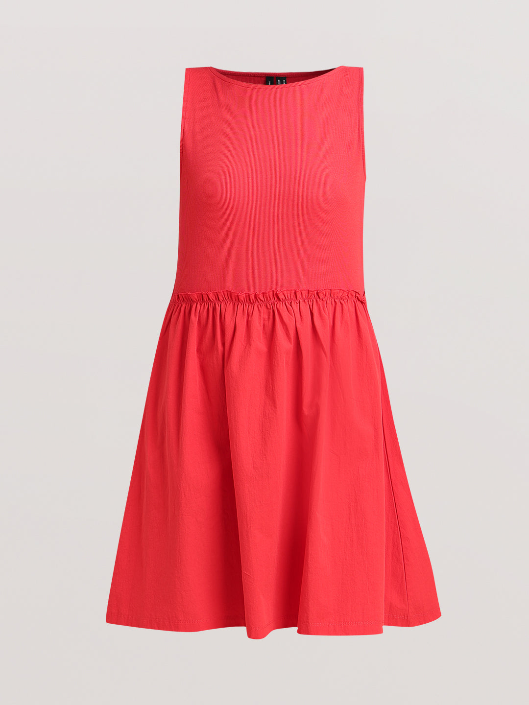 Ribbed Sleeveless Mini Dress