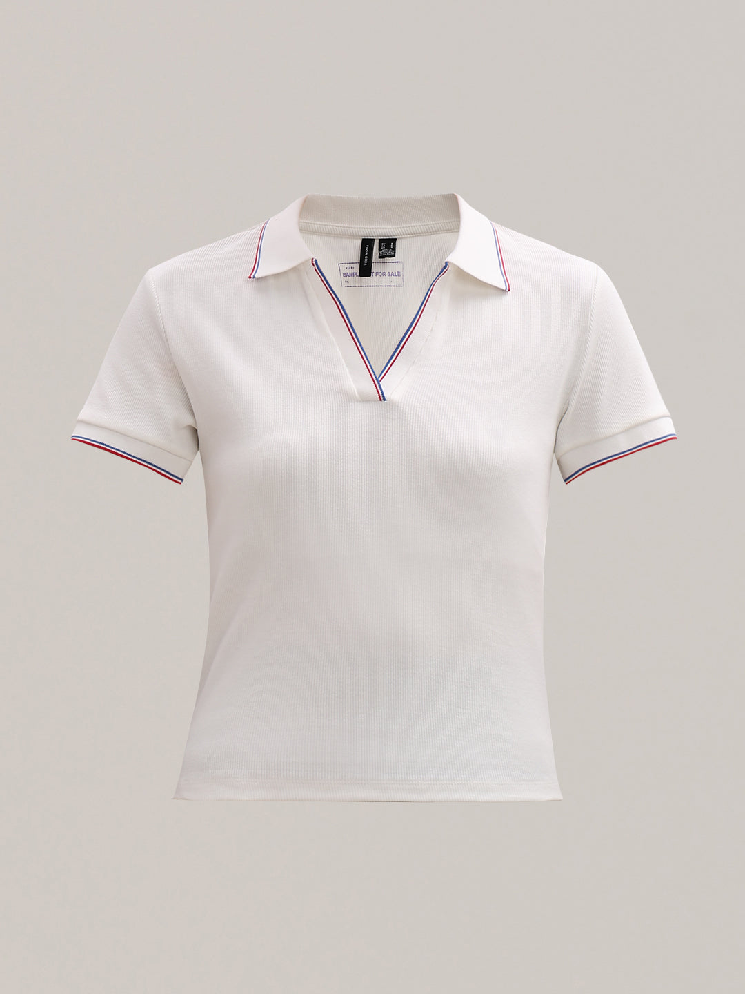 Organic Cotton Blend Polo - White