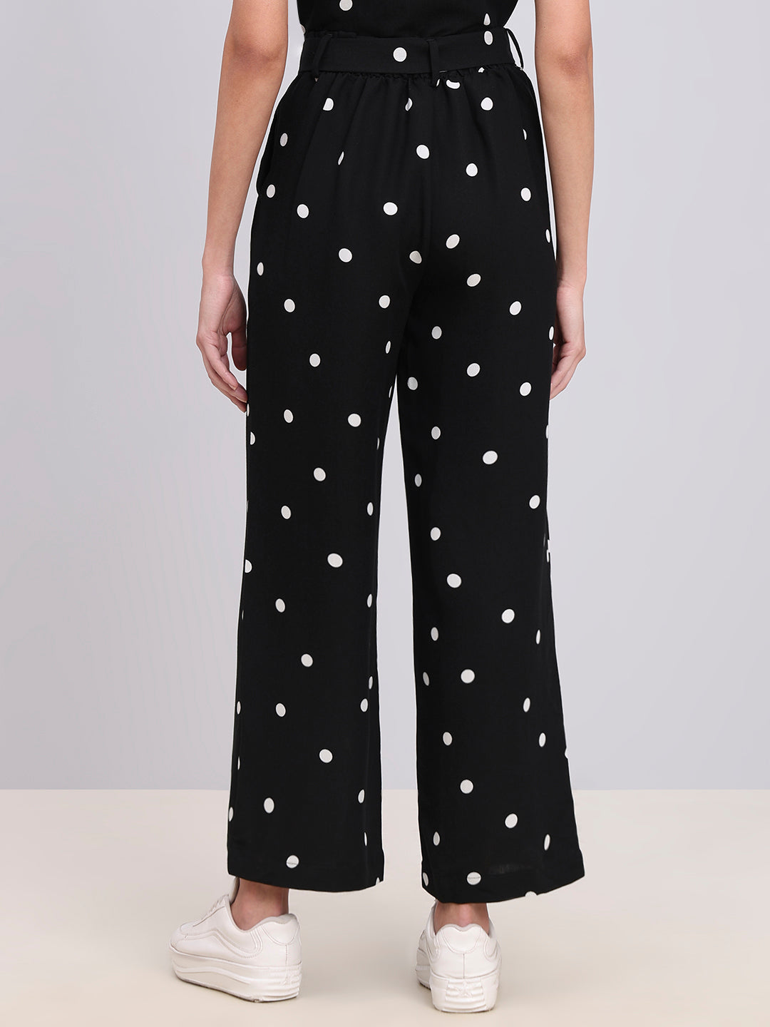 Polka Dot Wide Leg Pants