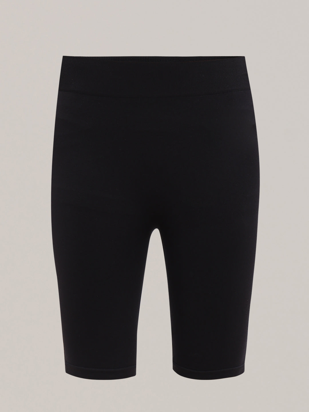 Black Seamless Biker Shorts