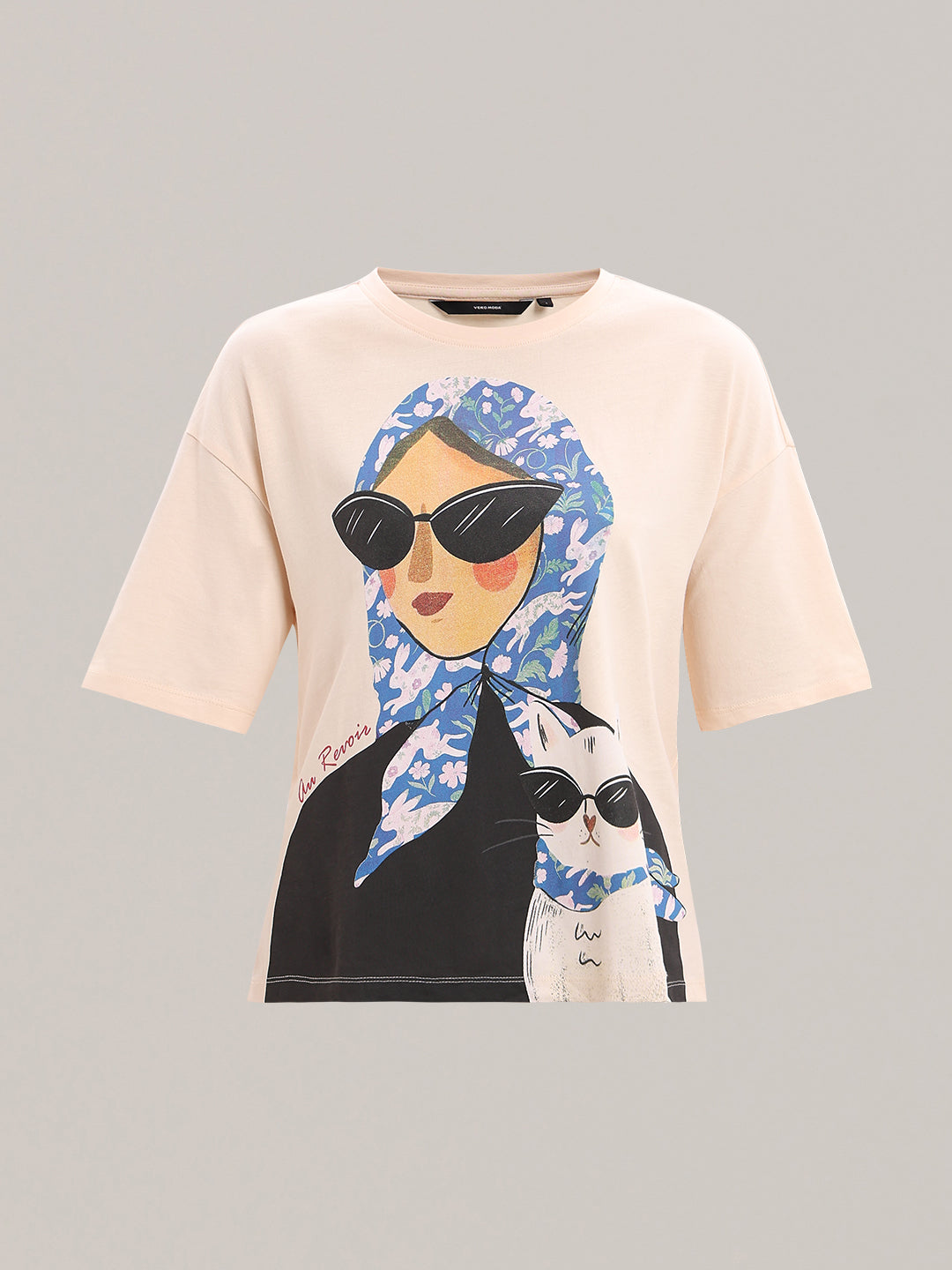 Graphic Print Cotton T-shirt