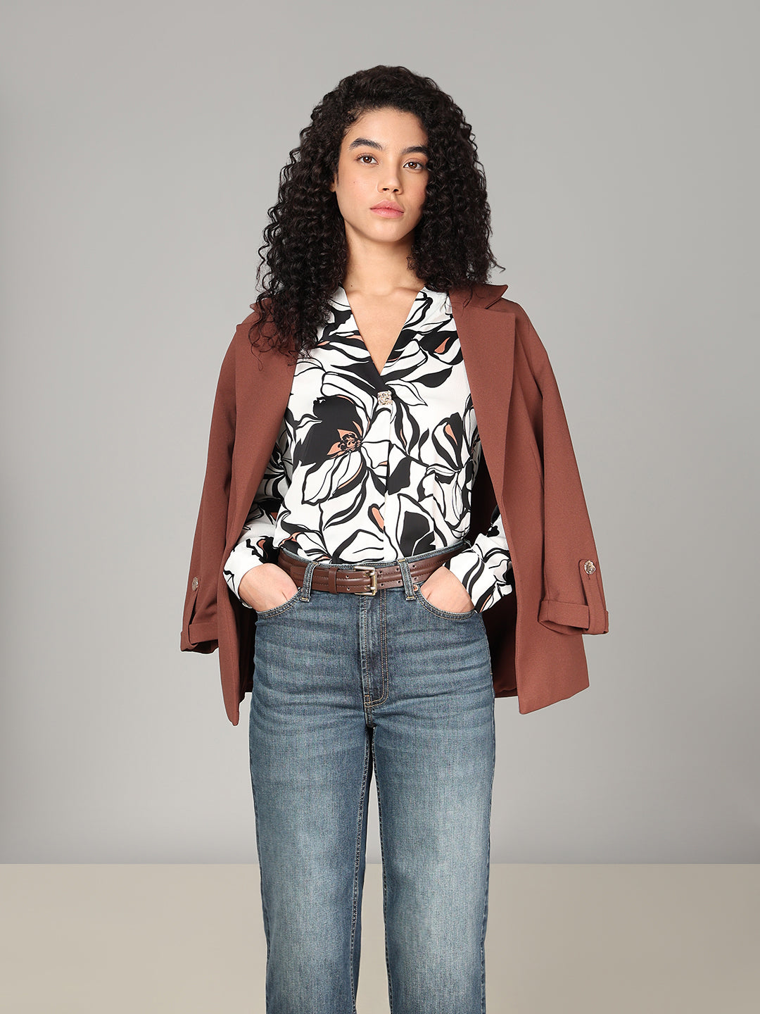Abstract Print Top