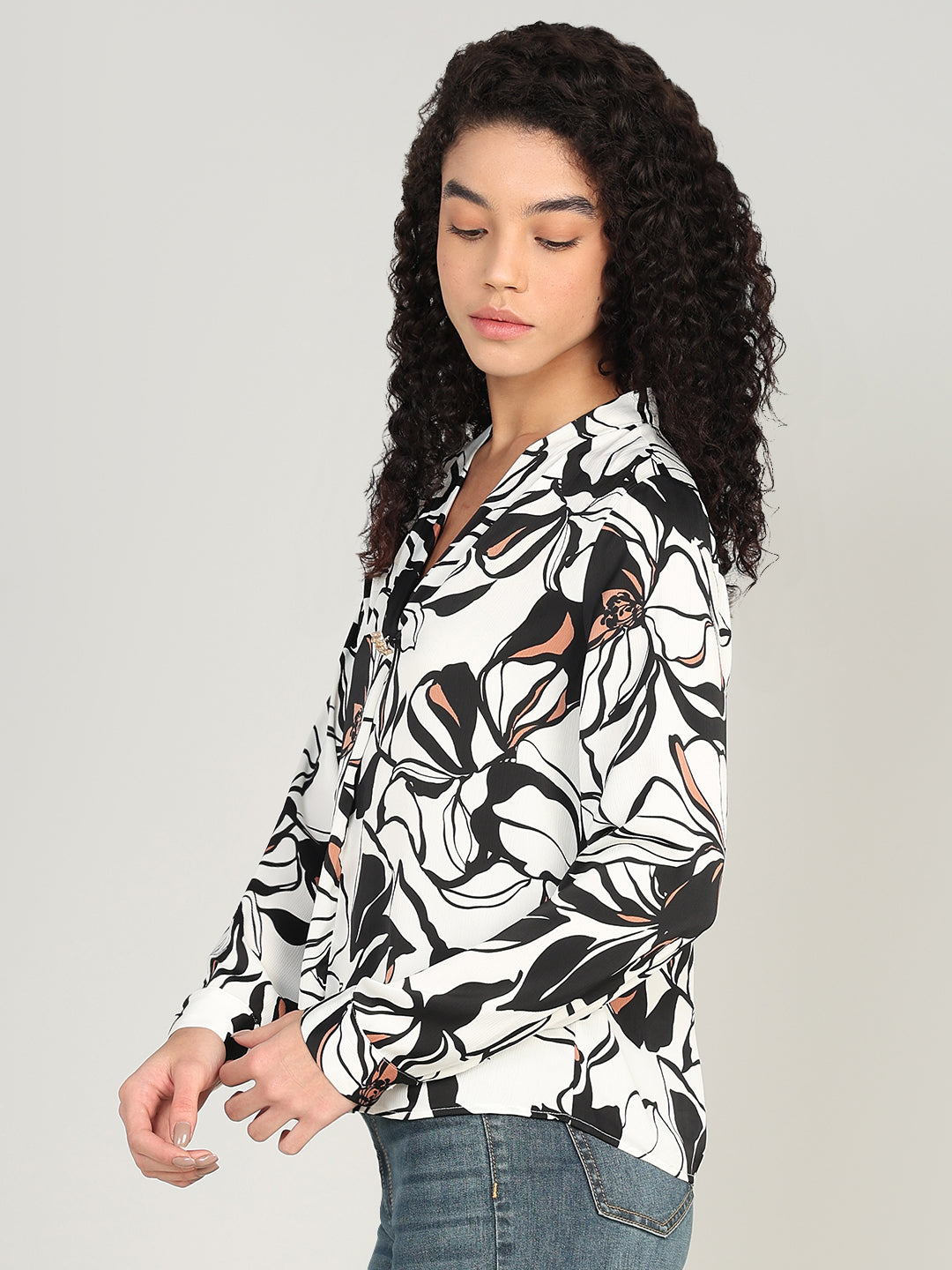 Abstract Print Top