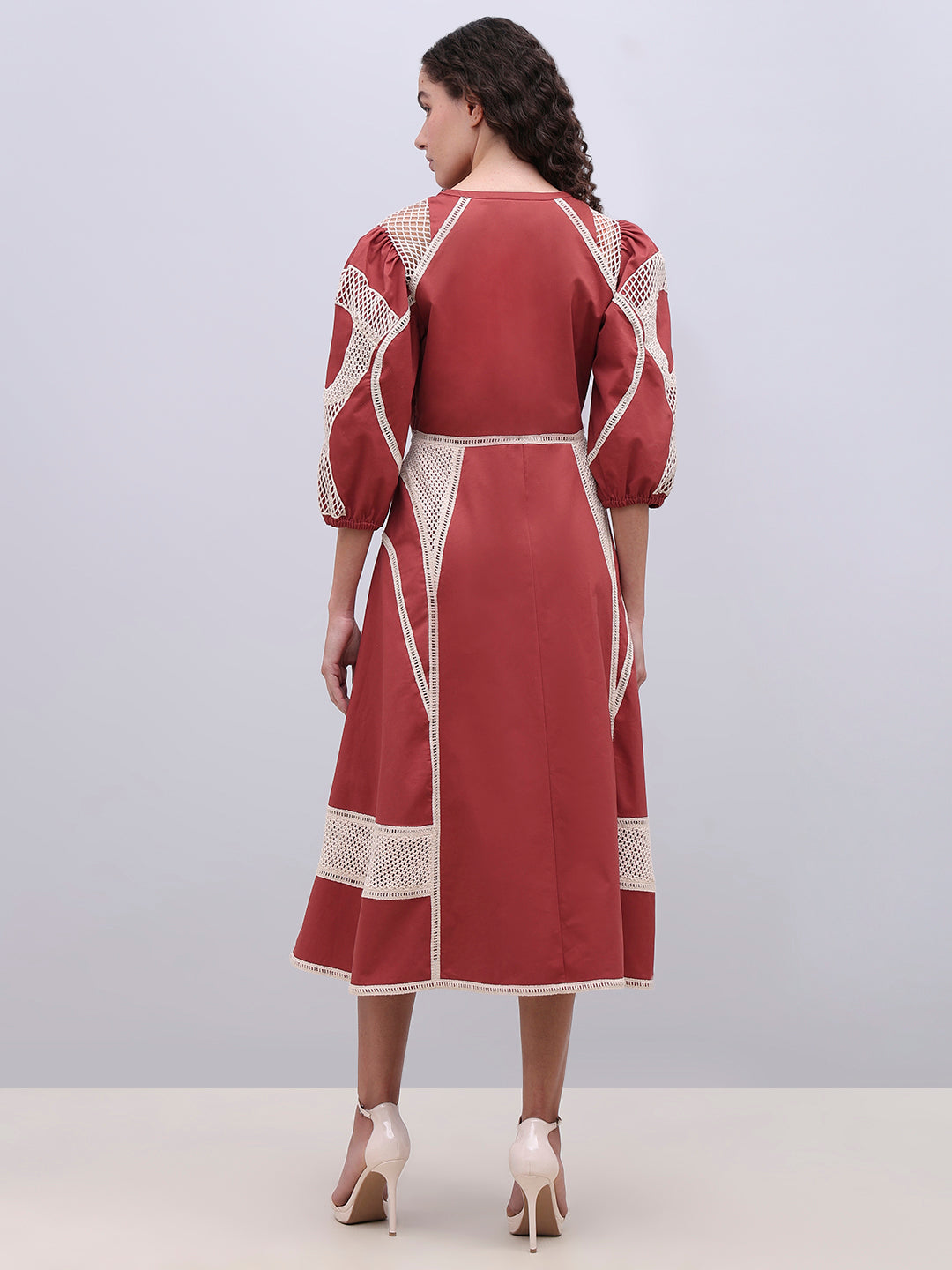 Printed Midi Dress