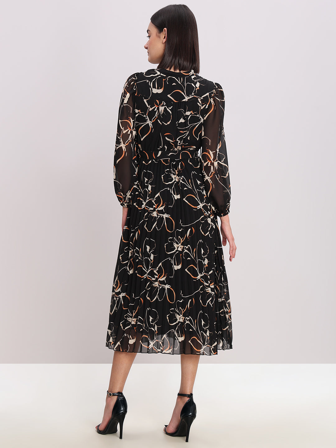 Floral V-Neck Dress