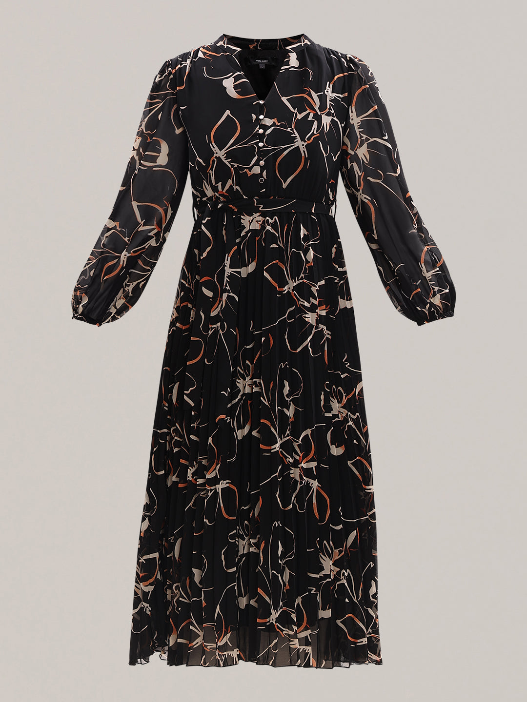 Floral V-Neck Dress