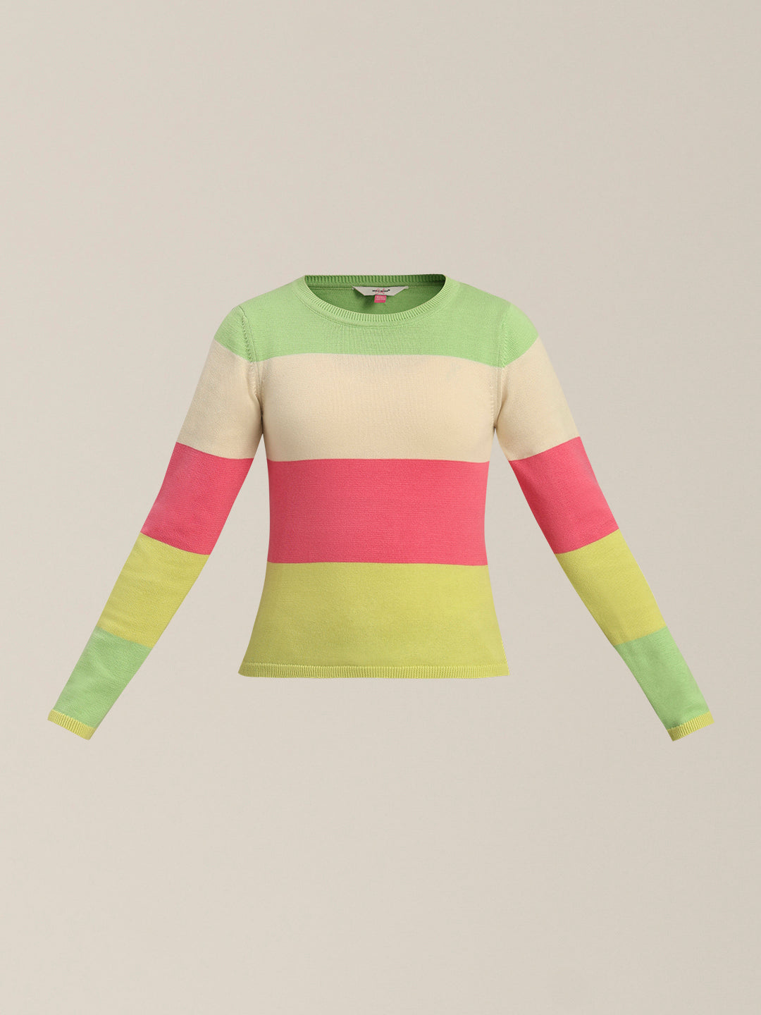 Girls Colourblocked Sweater