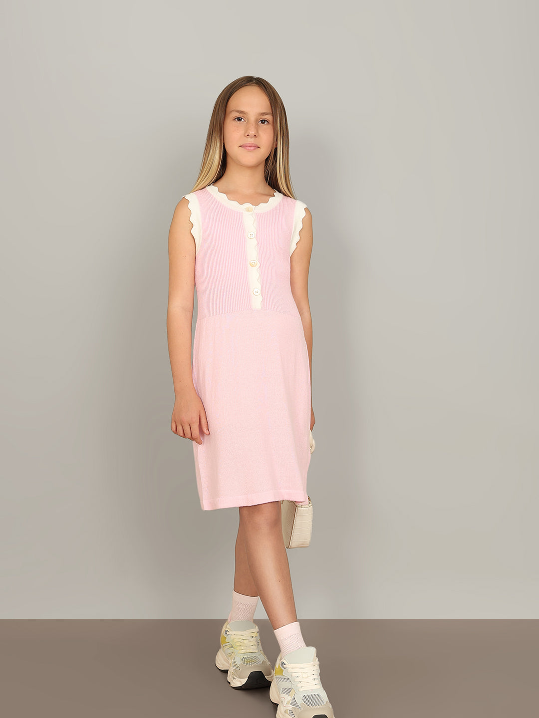 GIRL Blush Pink Shift Dress