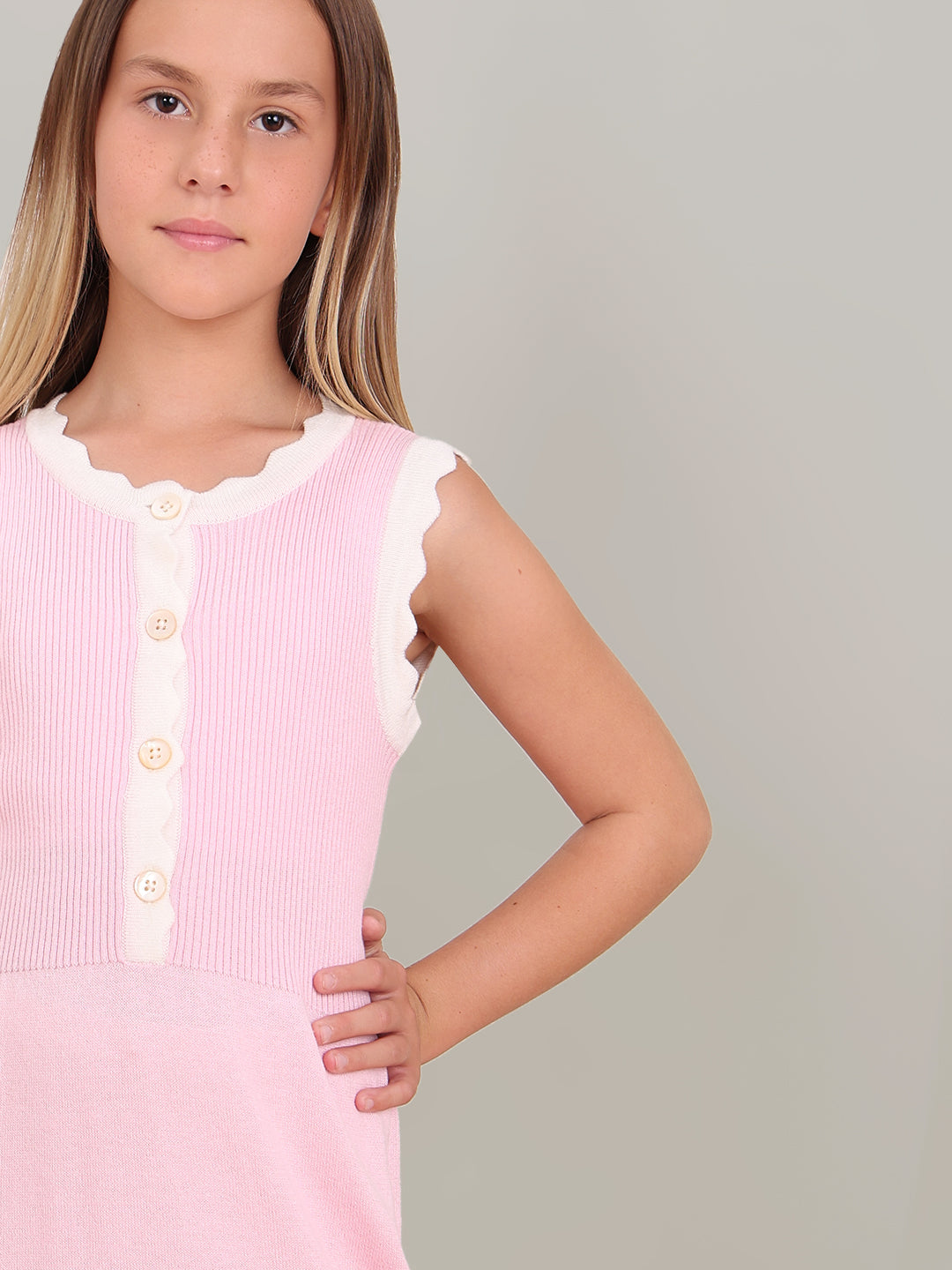 GIRL Blush Pink Shift Dress