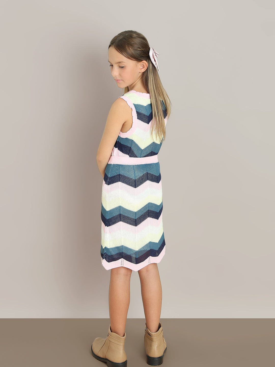 GIRL Chevron Knitted Skirt