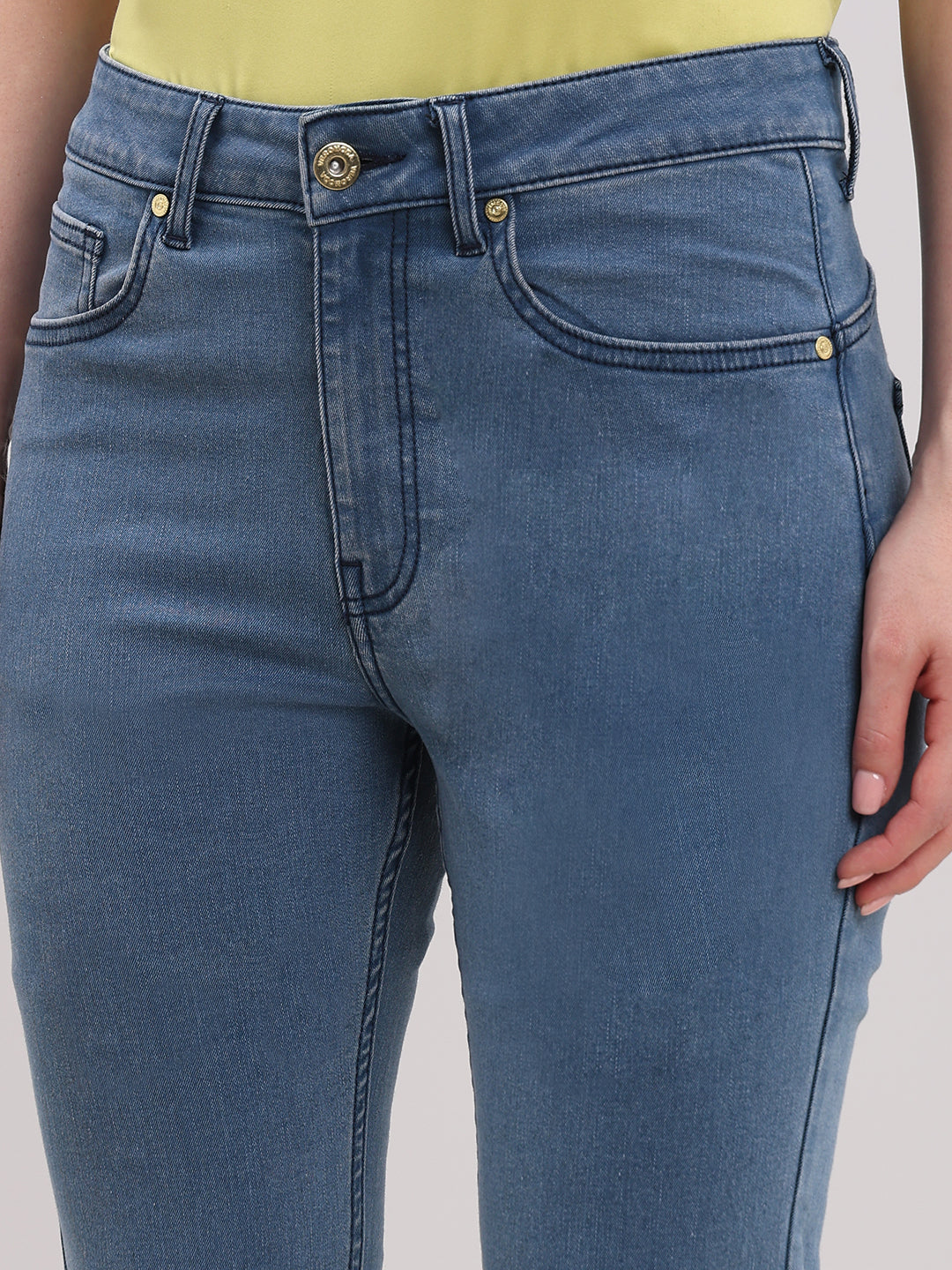 Blue High Rise Eric Bootcut Jeans