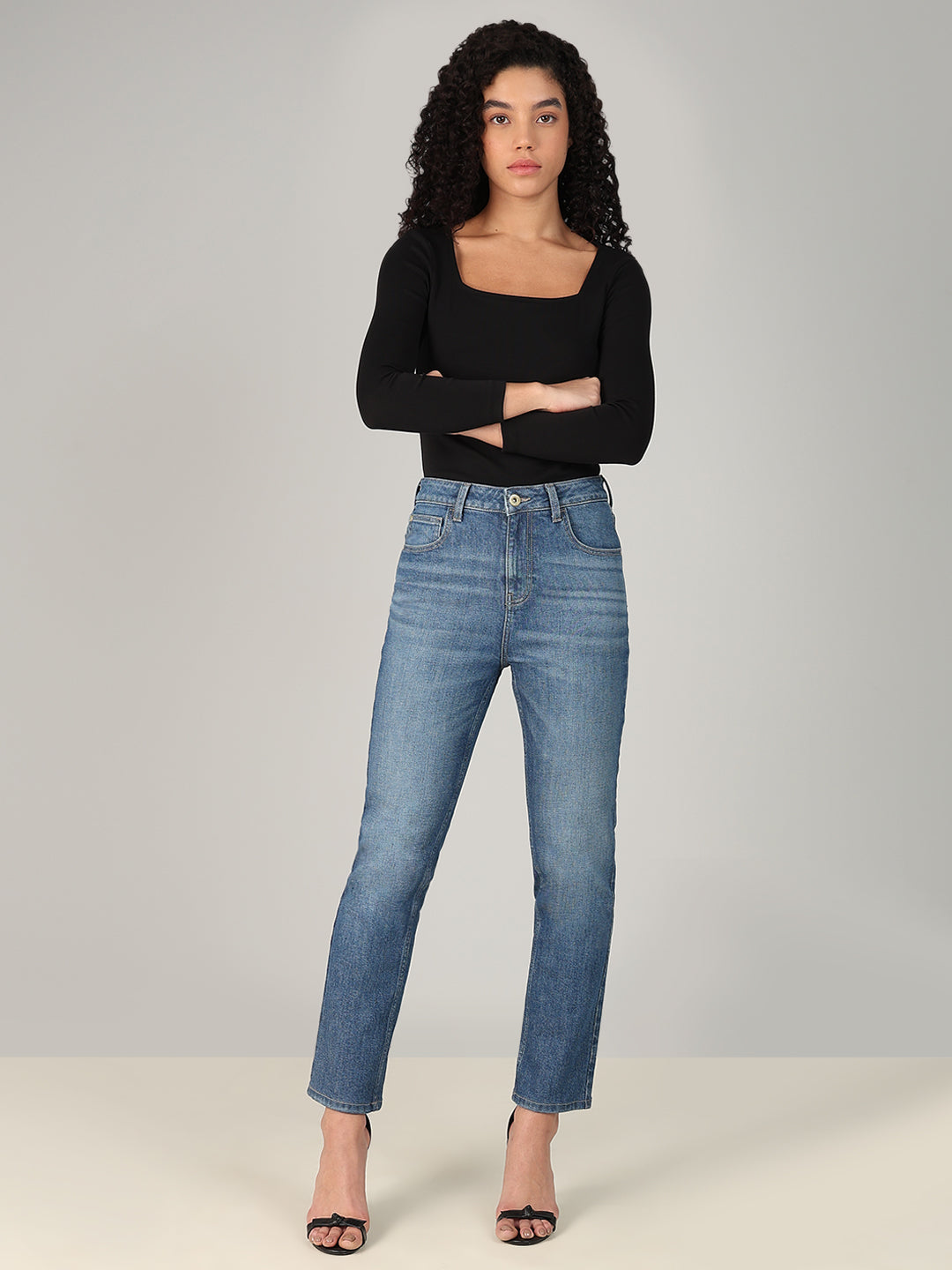 Classic Blue Straight Fit Jeans