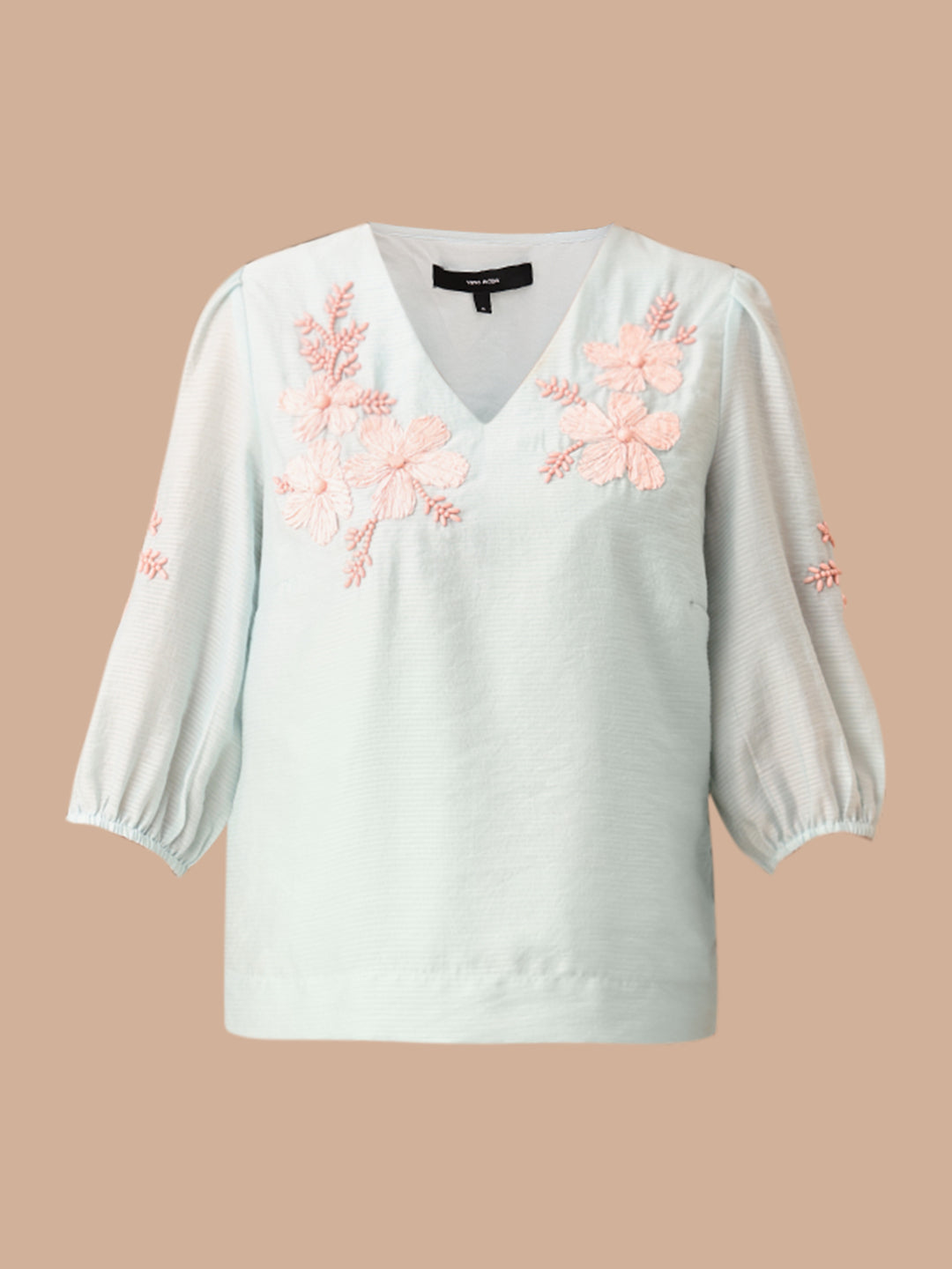 Floral Print V-Neck Top