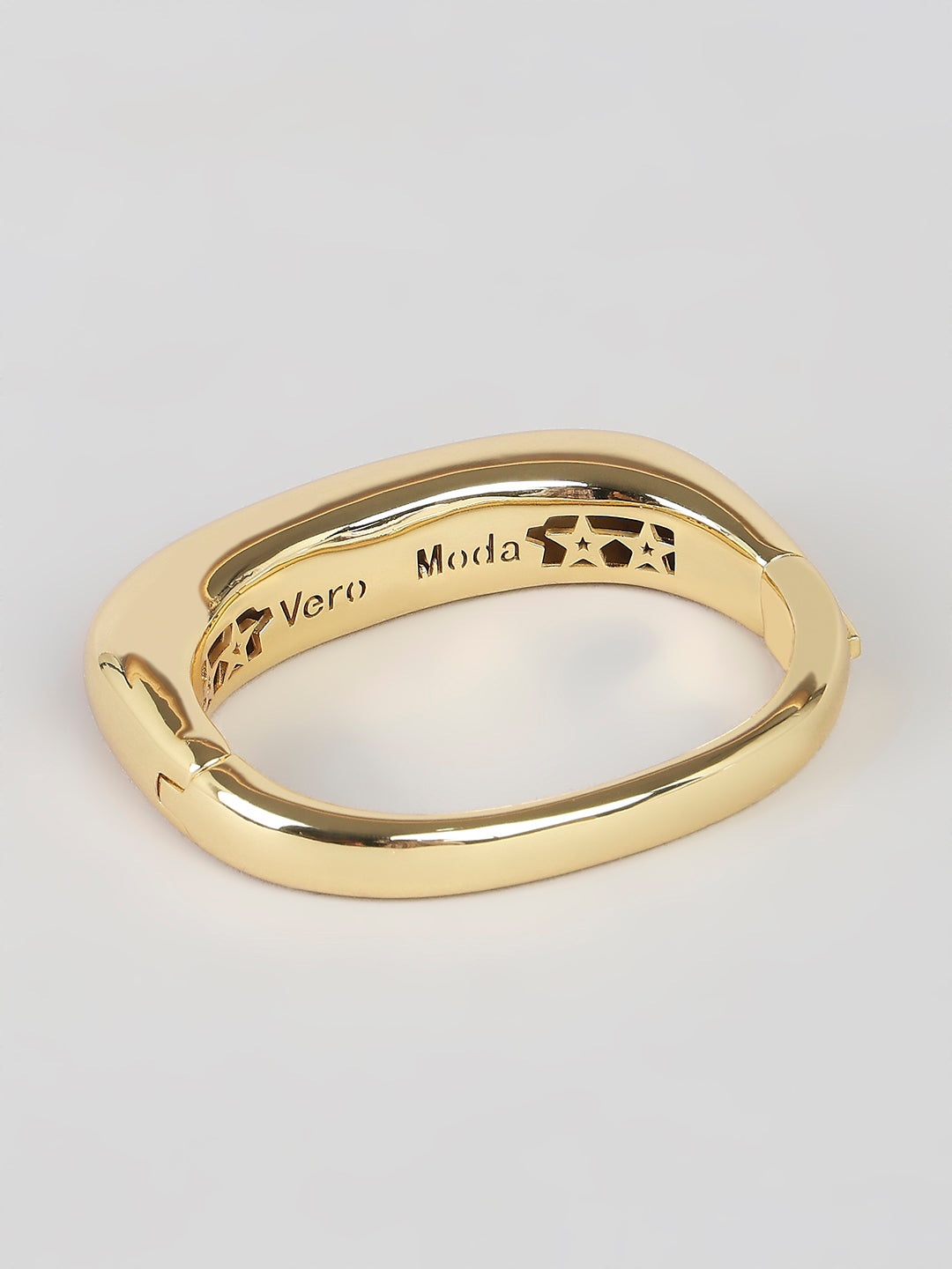 Gold-Tone Oval Bracelet
