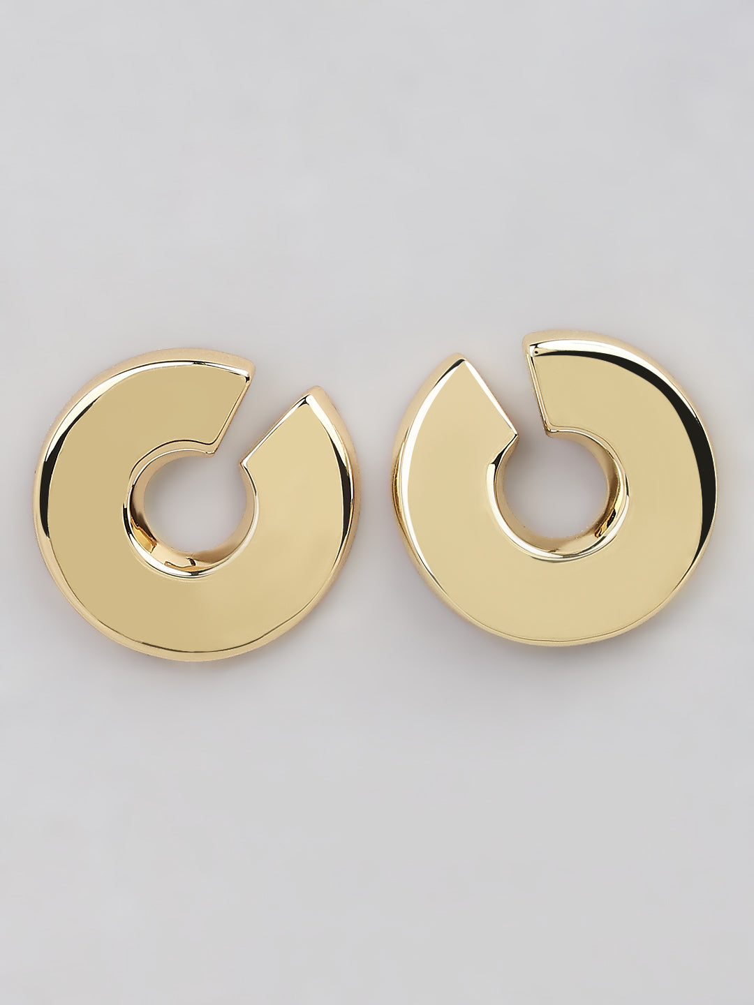 Golden Sculpted Studs