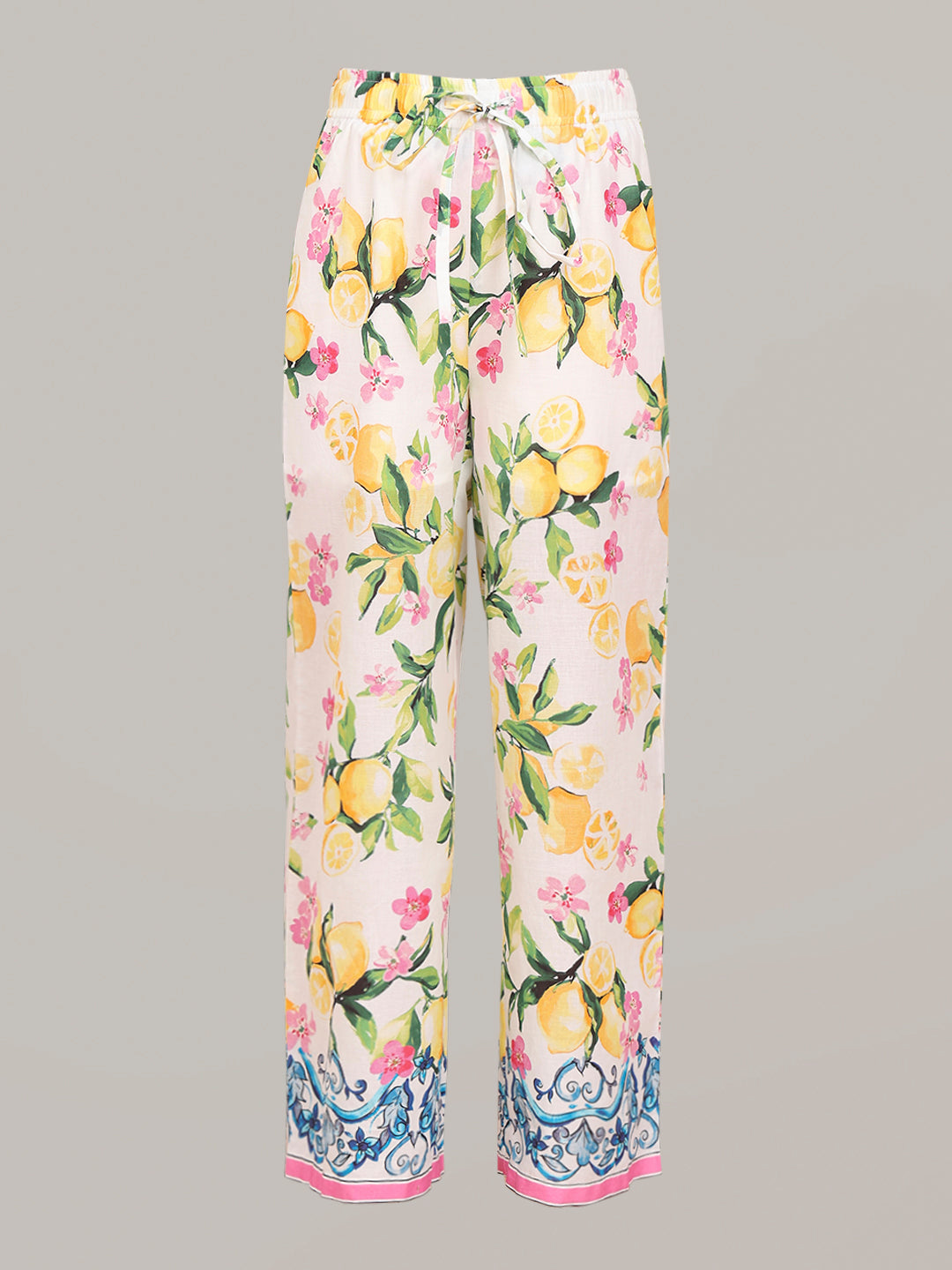 GIRL Lemon Floral Print Pants