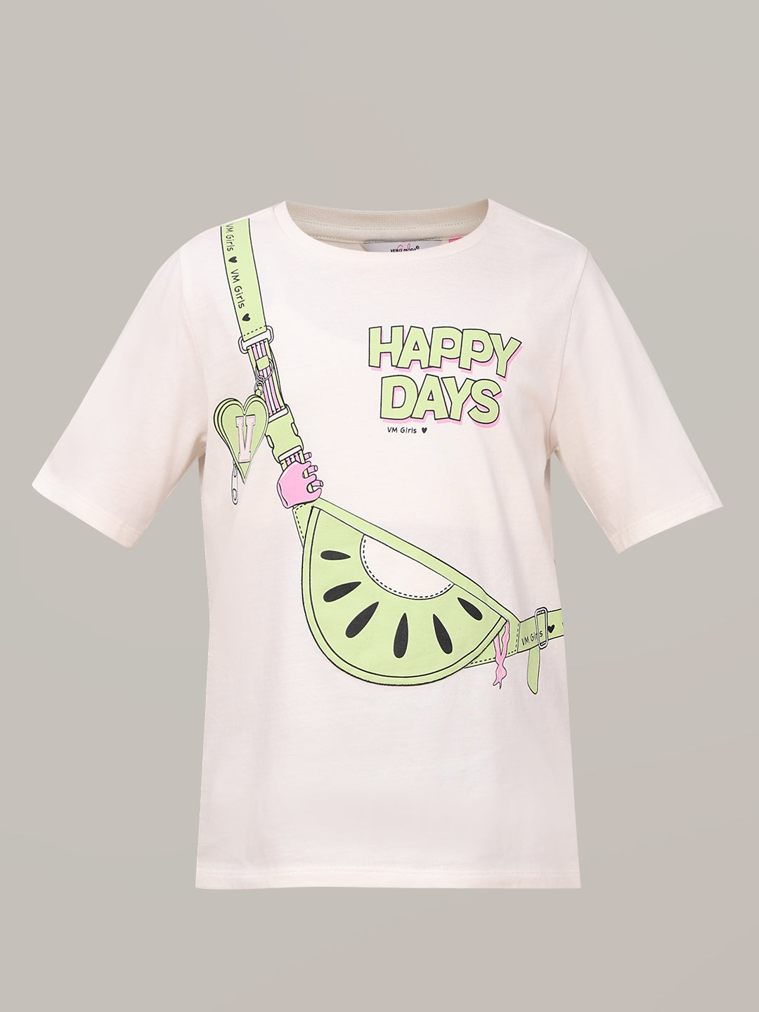 GIRL Cotton Printed T-shirt
