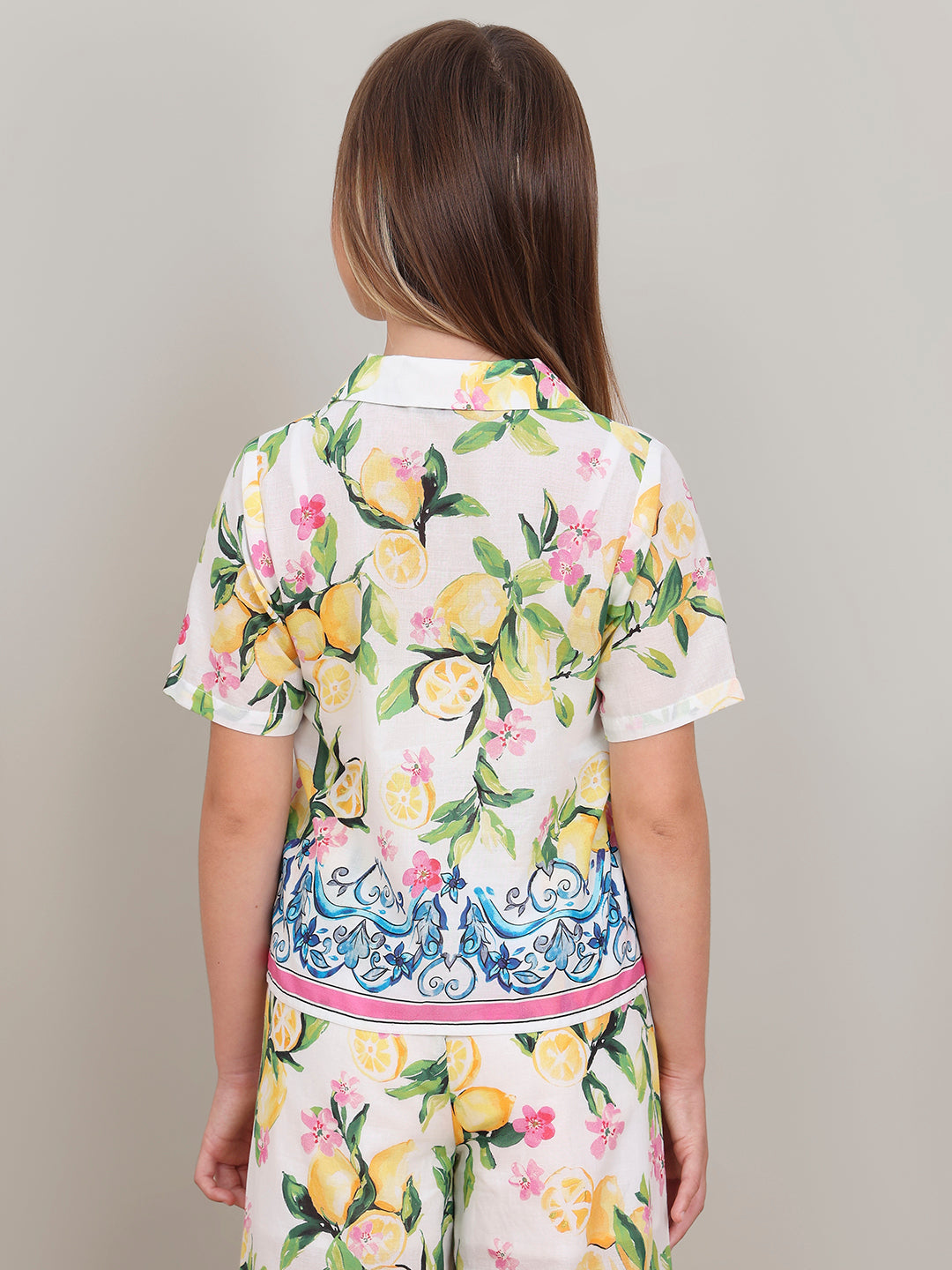 GIRL Tropical Print Resort Shirt