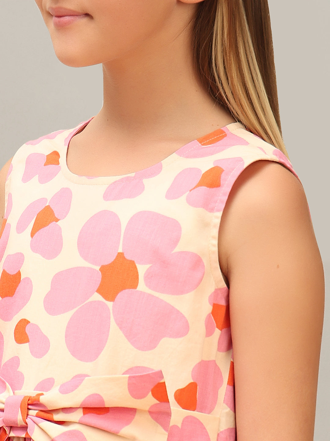 GIRL Printed Cotton Dress