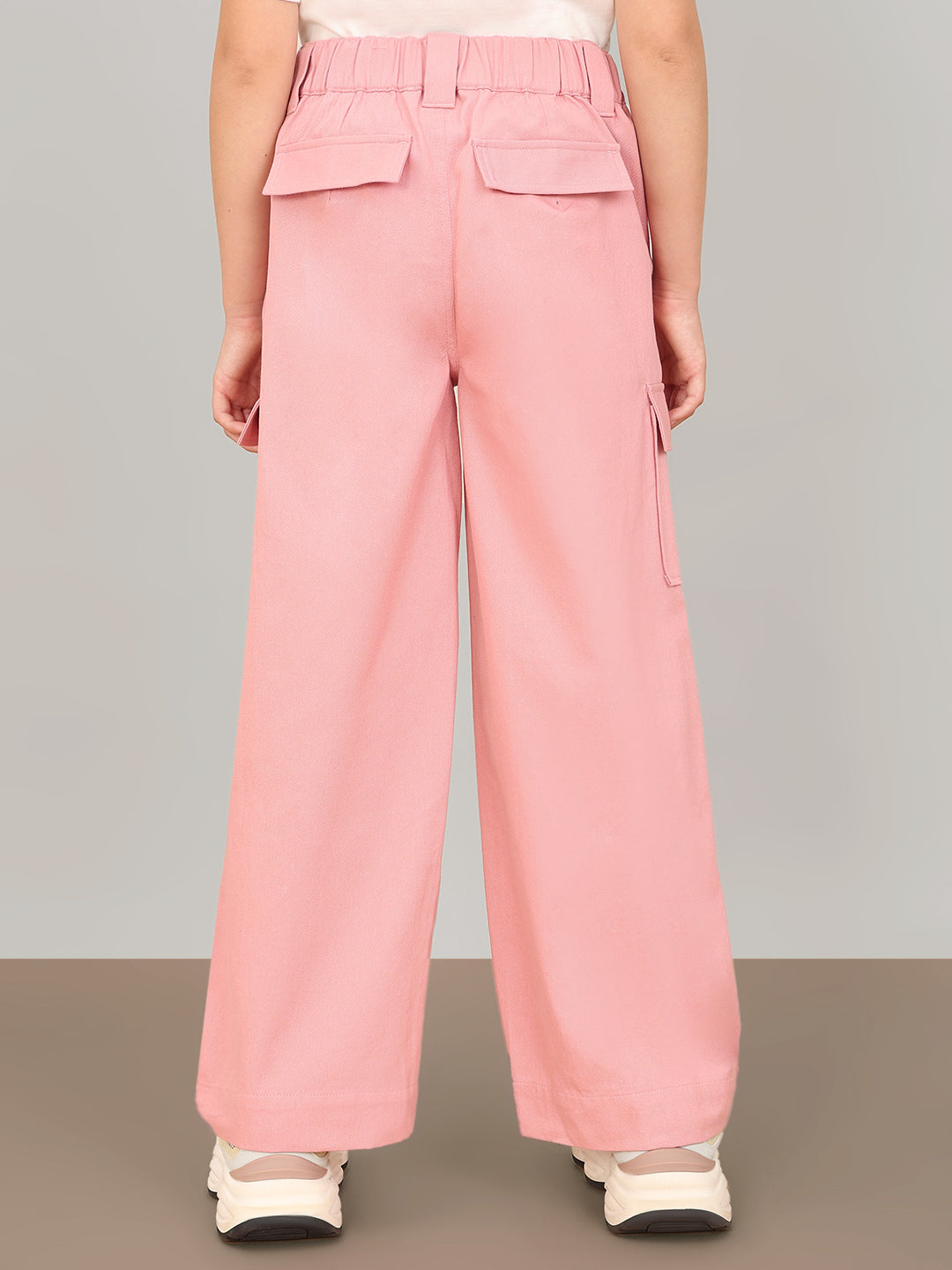 GIRL Mid Rise Wide Leg Cargo Pants