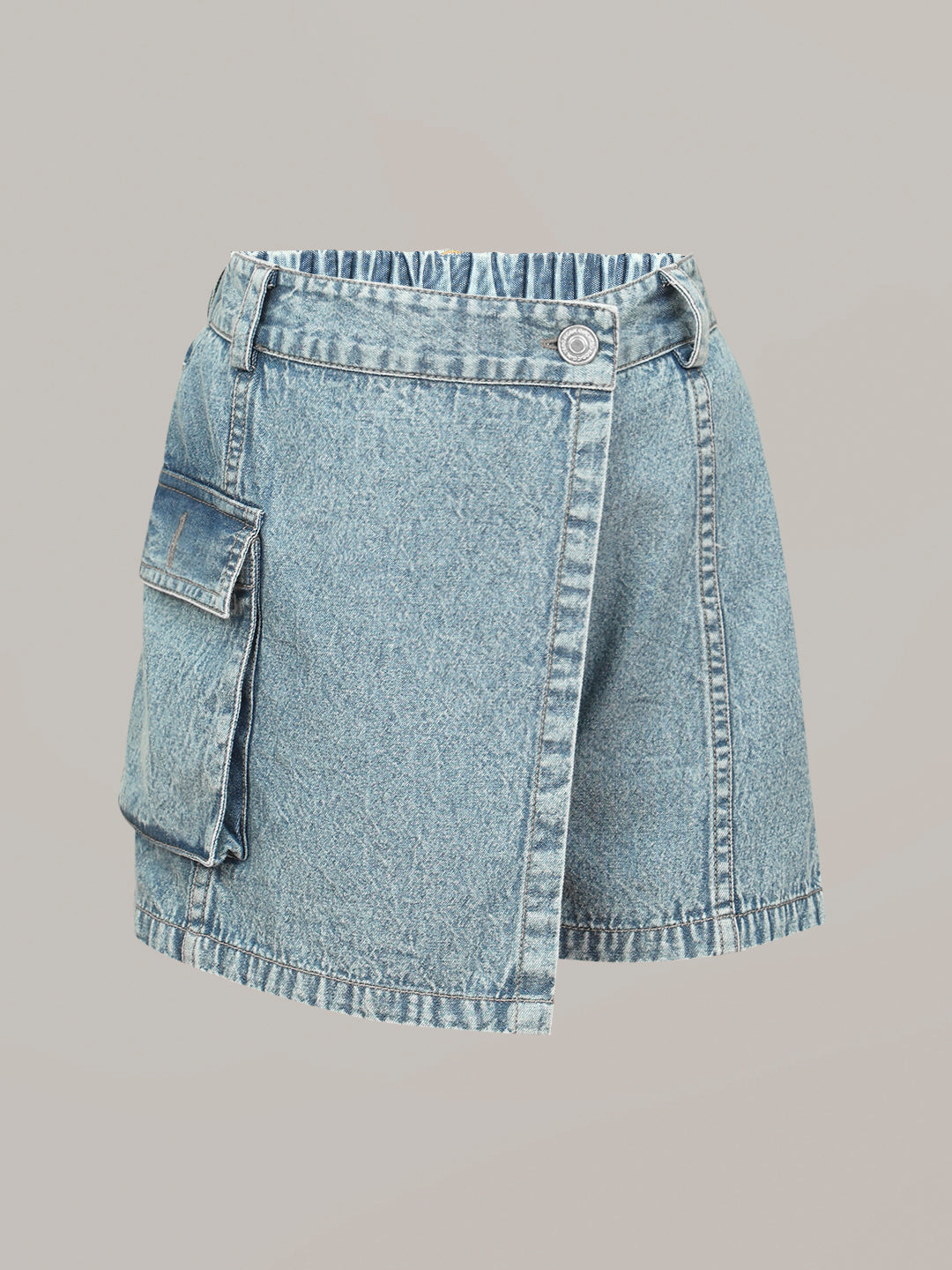 GIRL Denim Wrap Skort