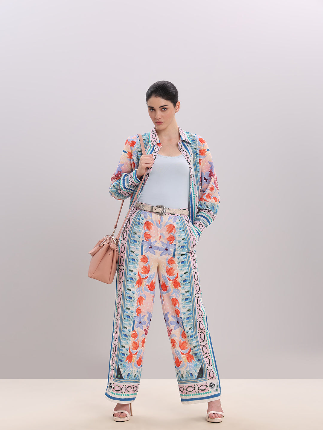 Multi-Colour Printed Pants