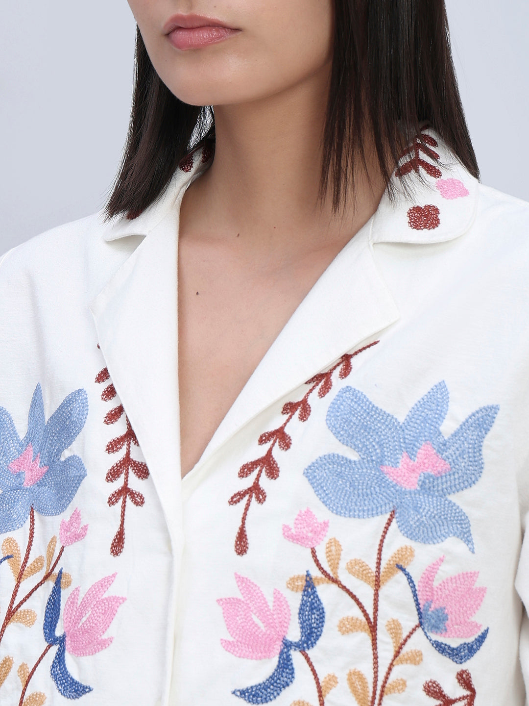 Floral Short Sleeves Shirt