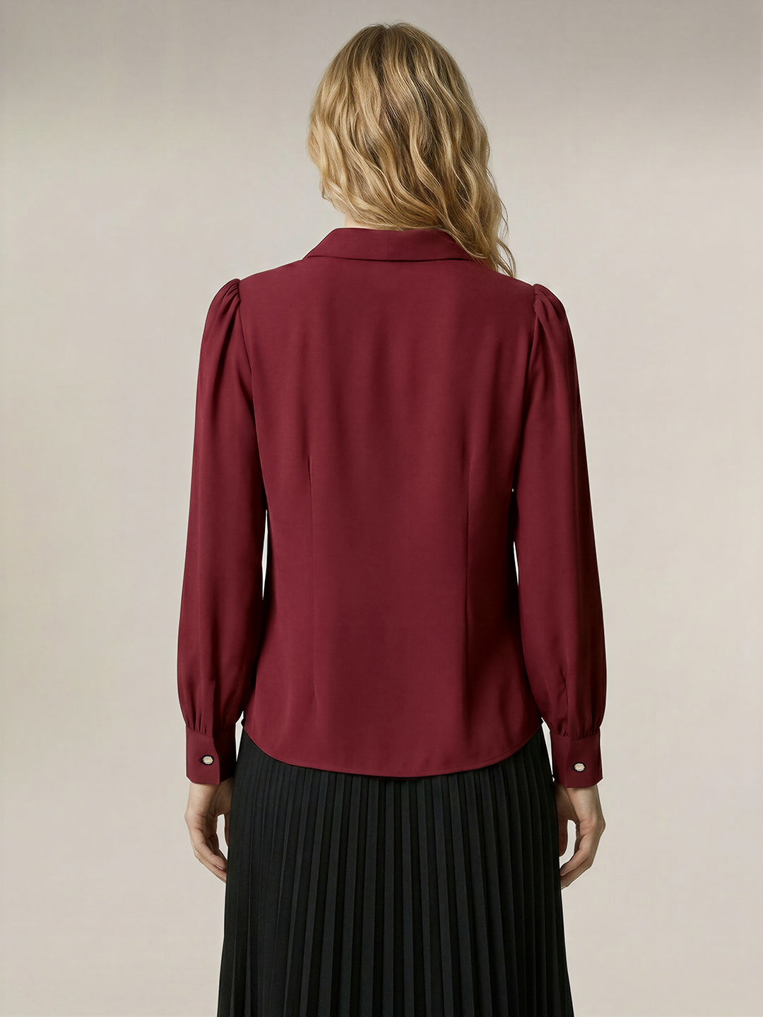 Shawl Collar Full Sleeves Top