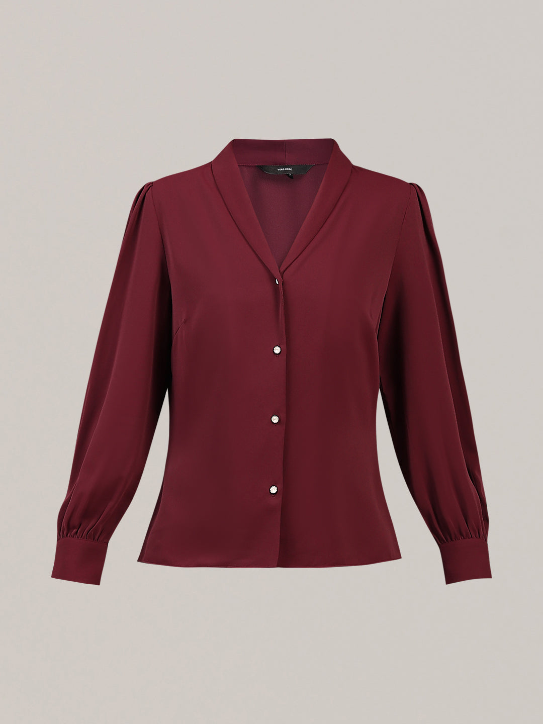 Shawl Collar Full Sleeves Top