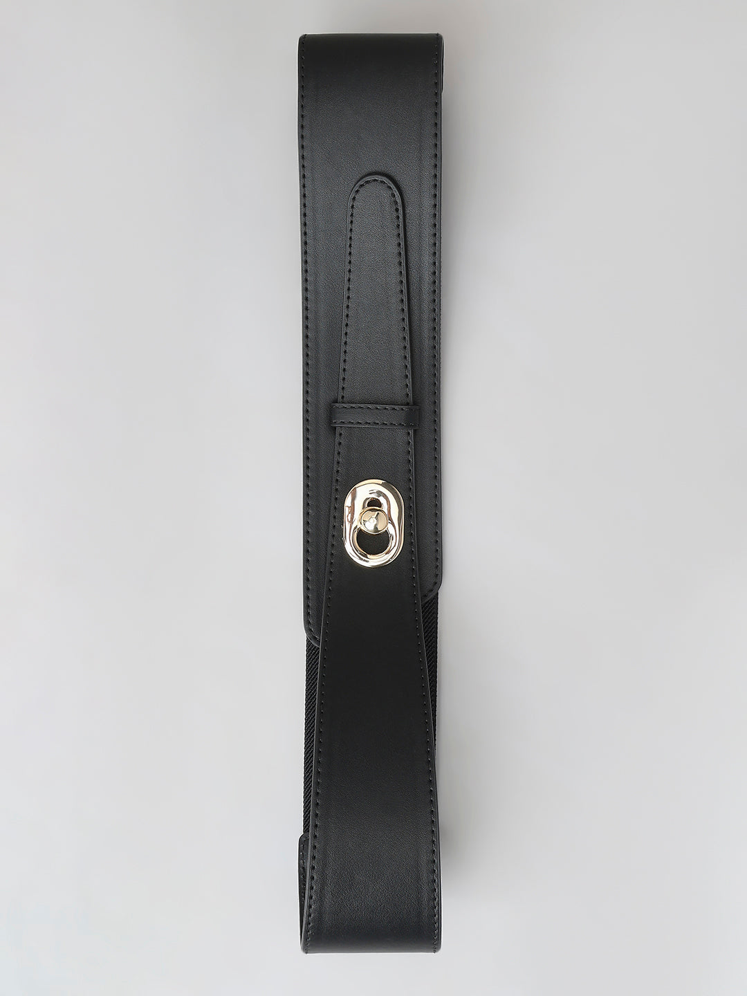 Black Elasticated Waist Belt