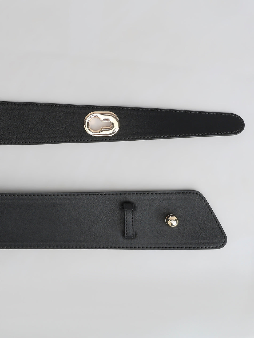 Black Elasticated Waist Belt
