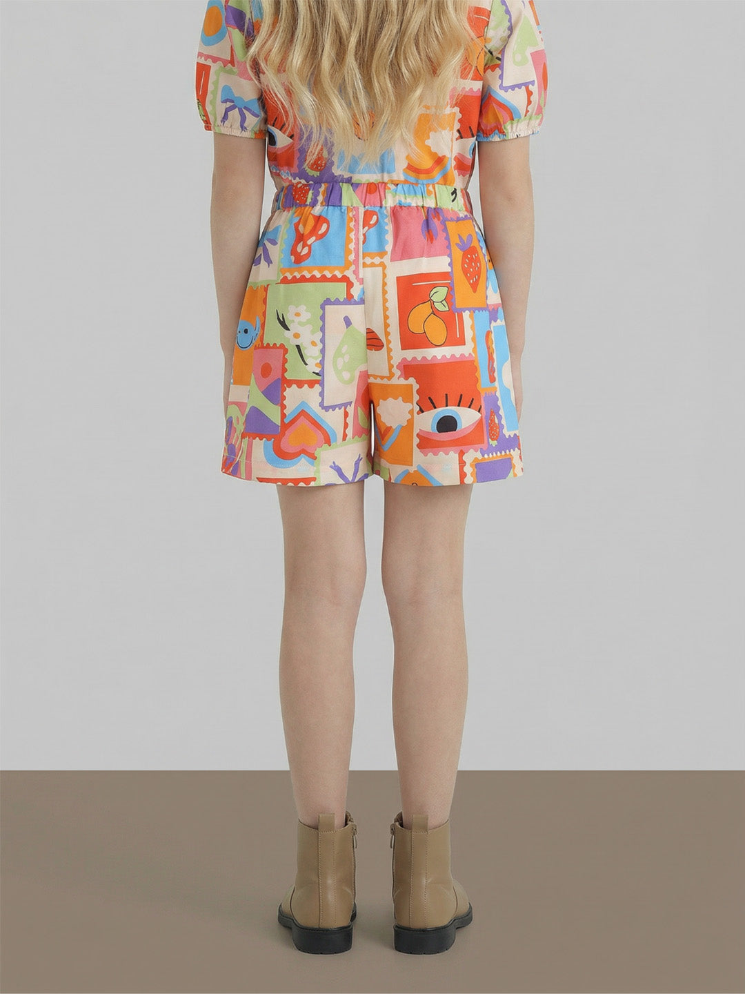GIRLS Printed Cotton Shorts