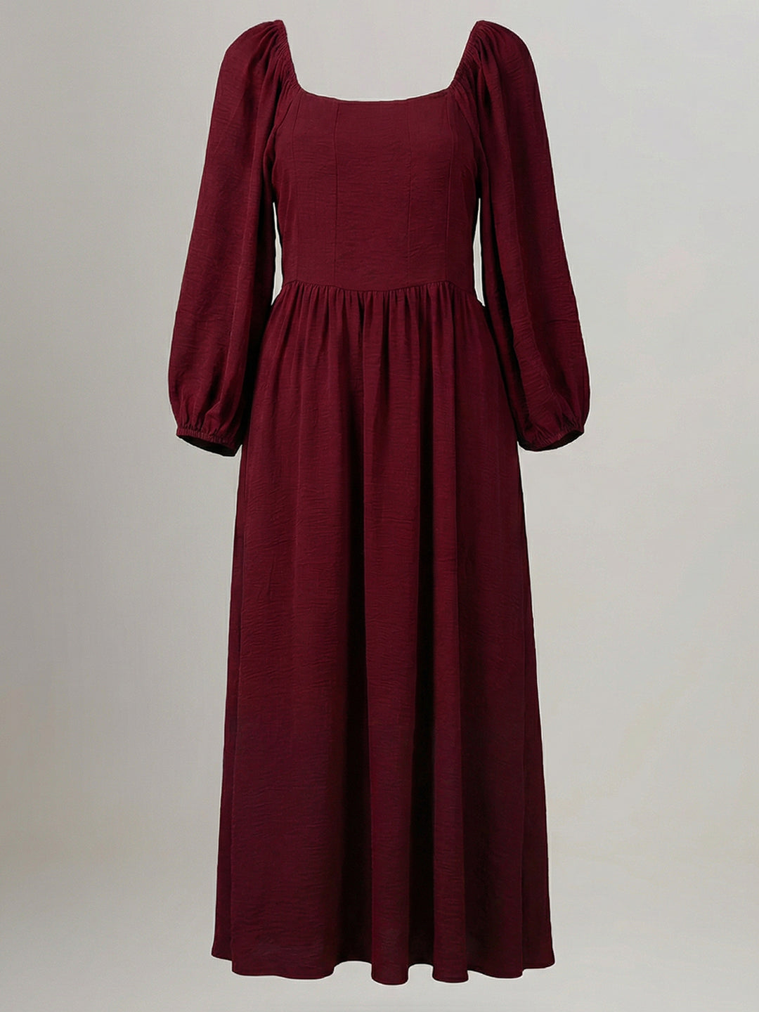 Burgundy Midaxi Dress